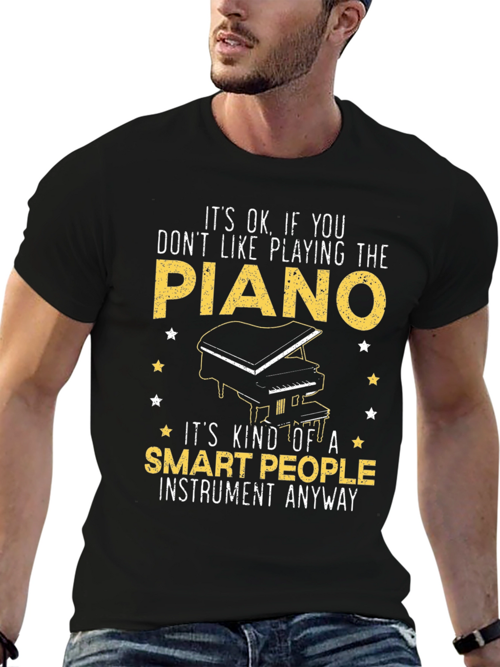 Piano Lover Tee - Smart People Instrument