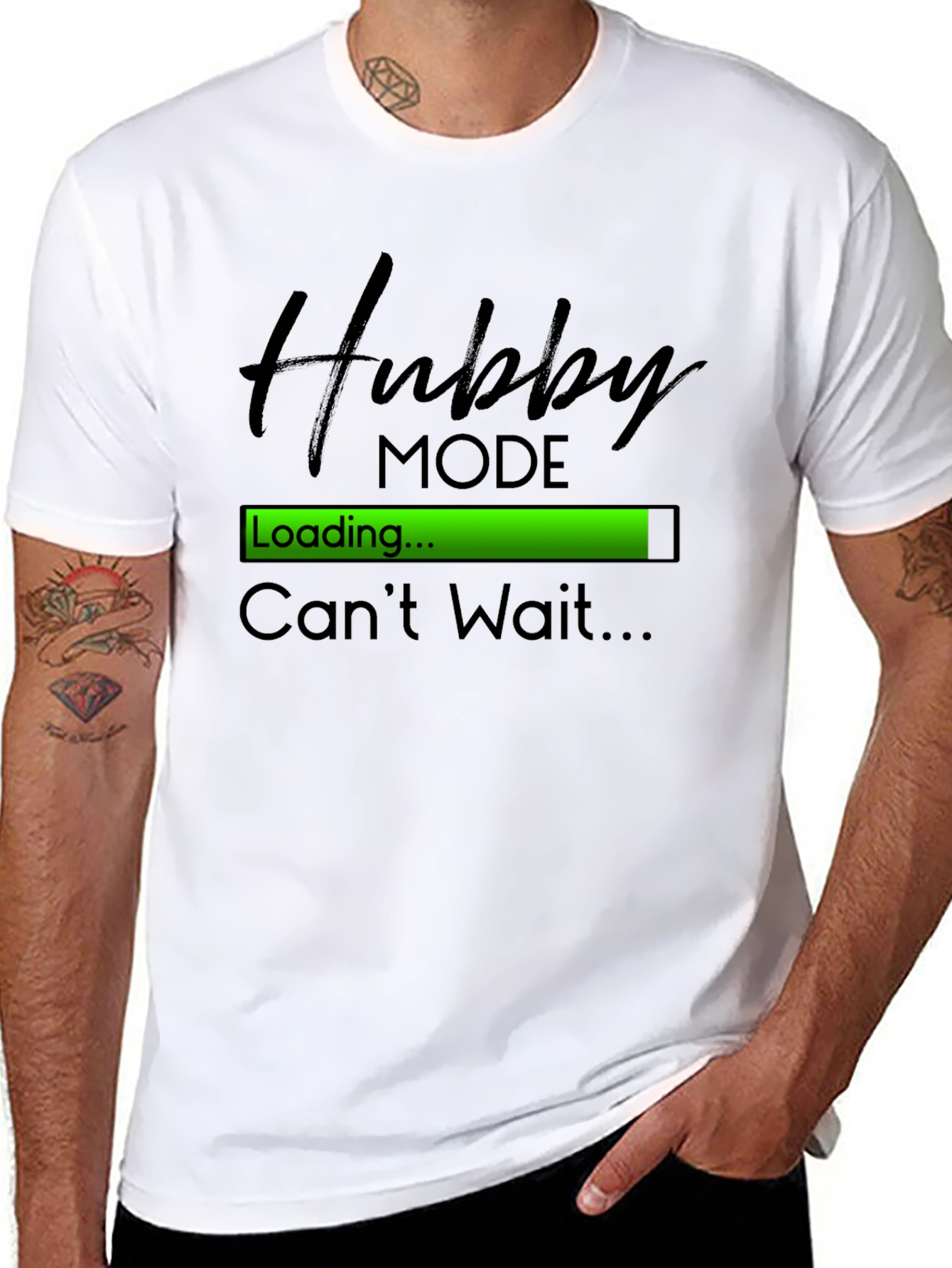 Hubby Mode Loading T-Shirt - Groom to Be Apparel