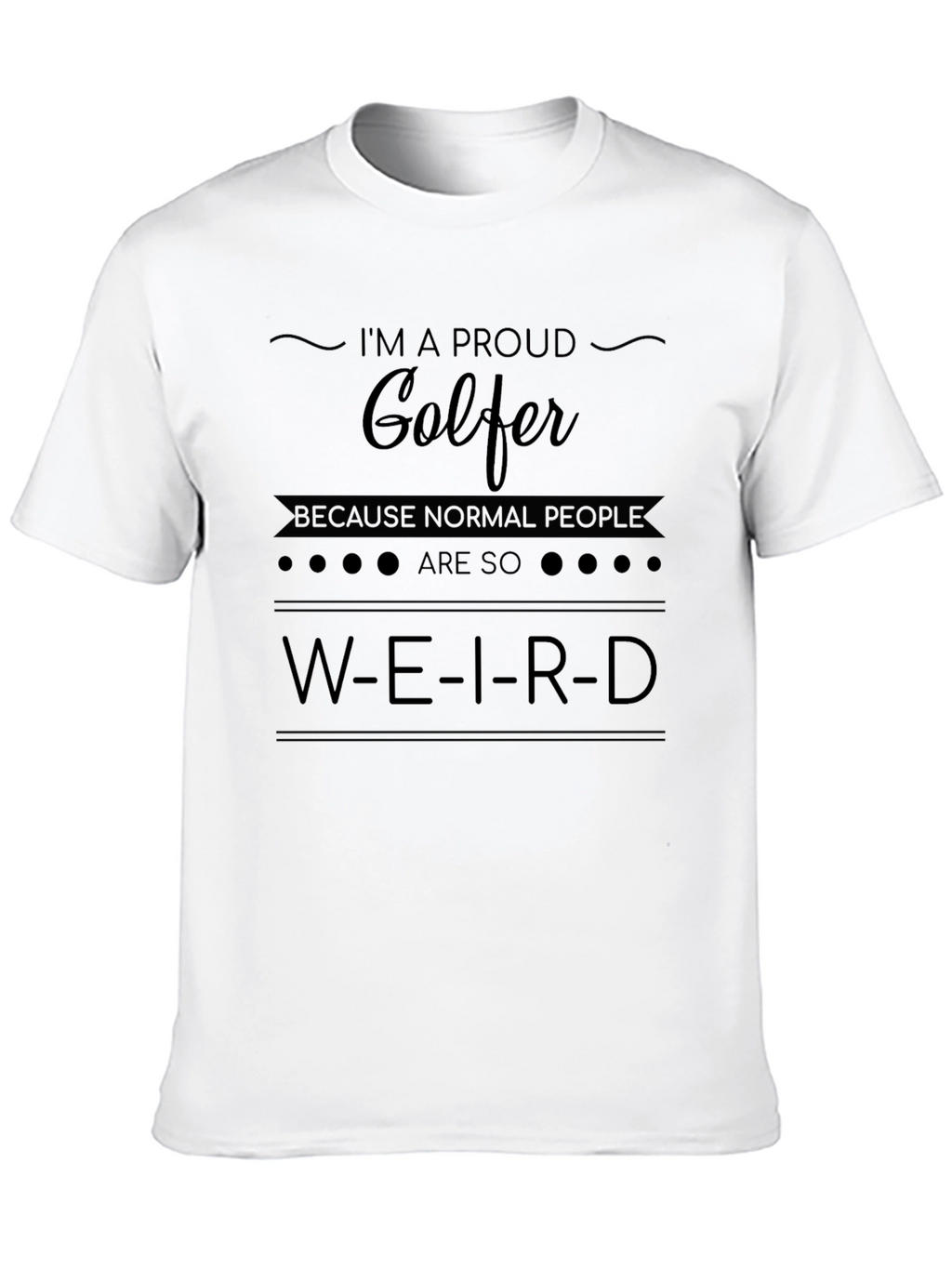 Proud Golfer Graphic T-Shirt - Funny Golf Tee