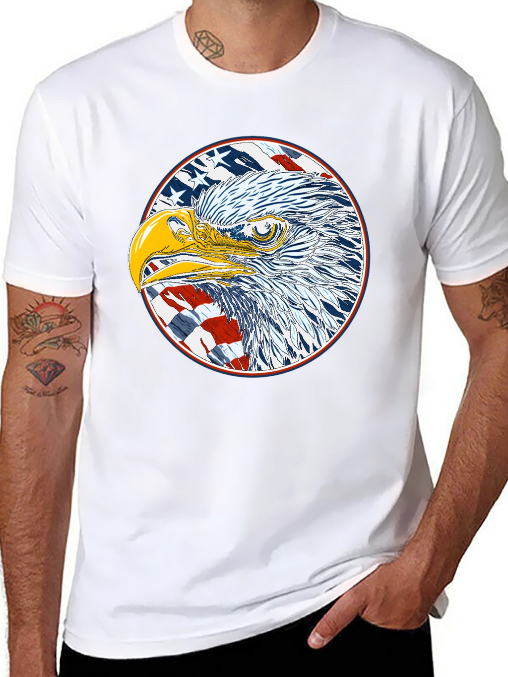 American Eagle Graphic Black T-Shirt