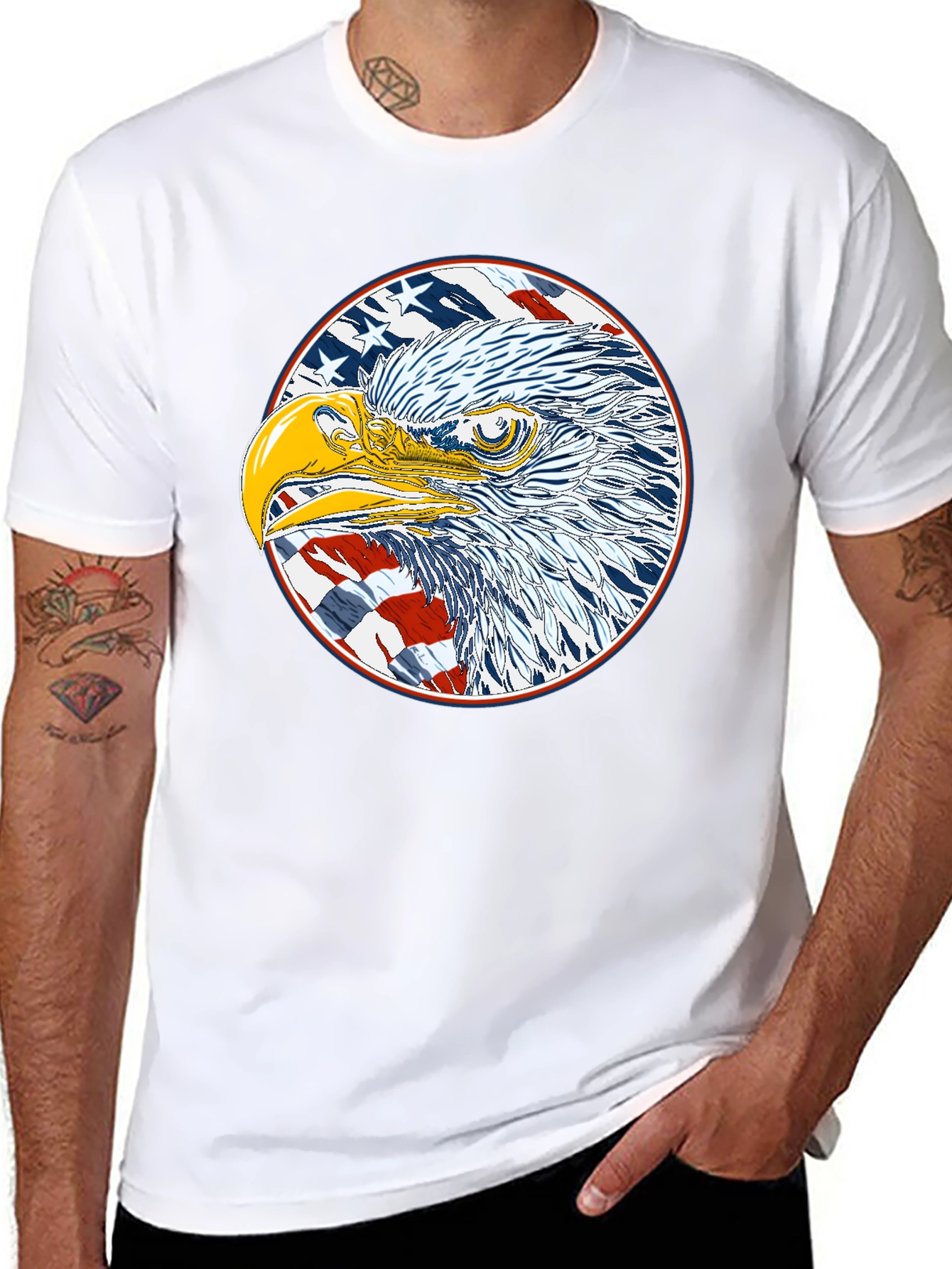 American Eagle Graphic Black T-Shirt