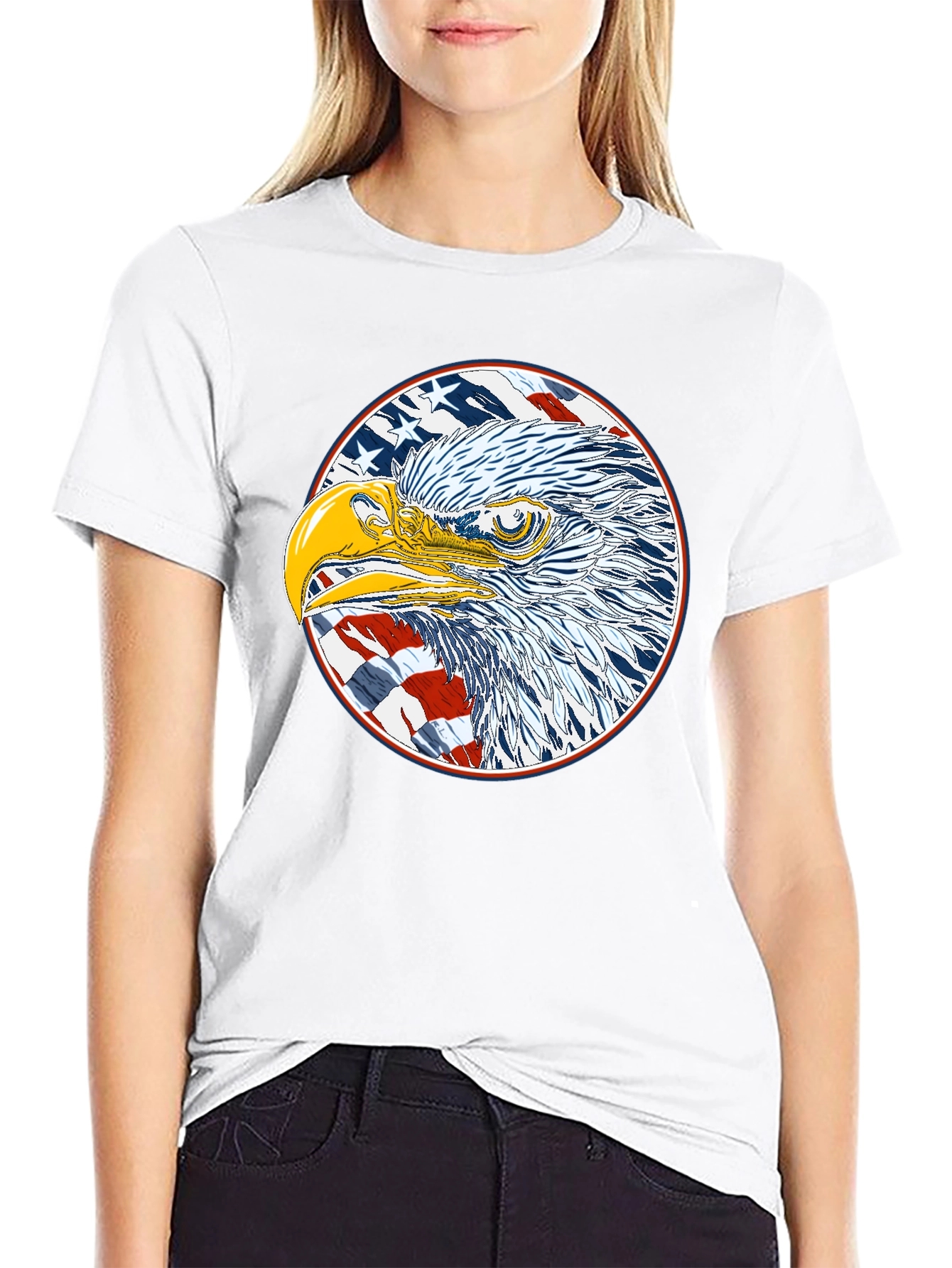 American Eagle Graphic Black T-Shirt