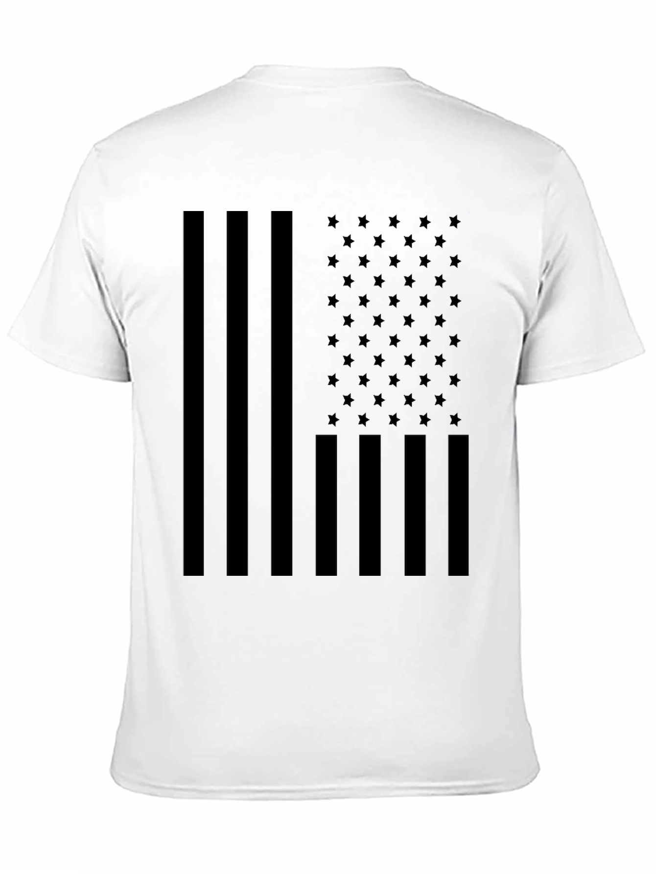 USA Flag Graphic Tee - Mens Patriotic T-Shirt