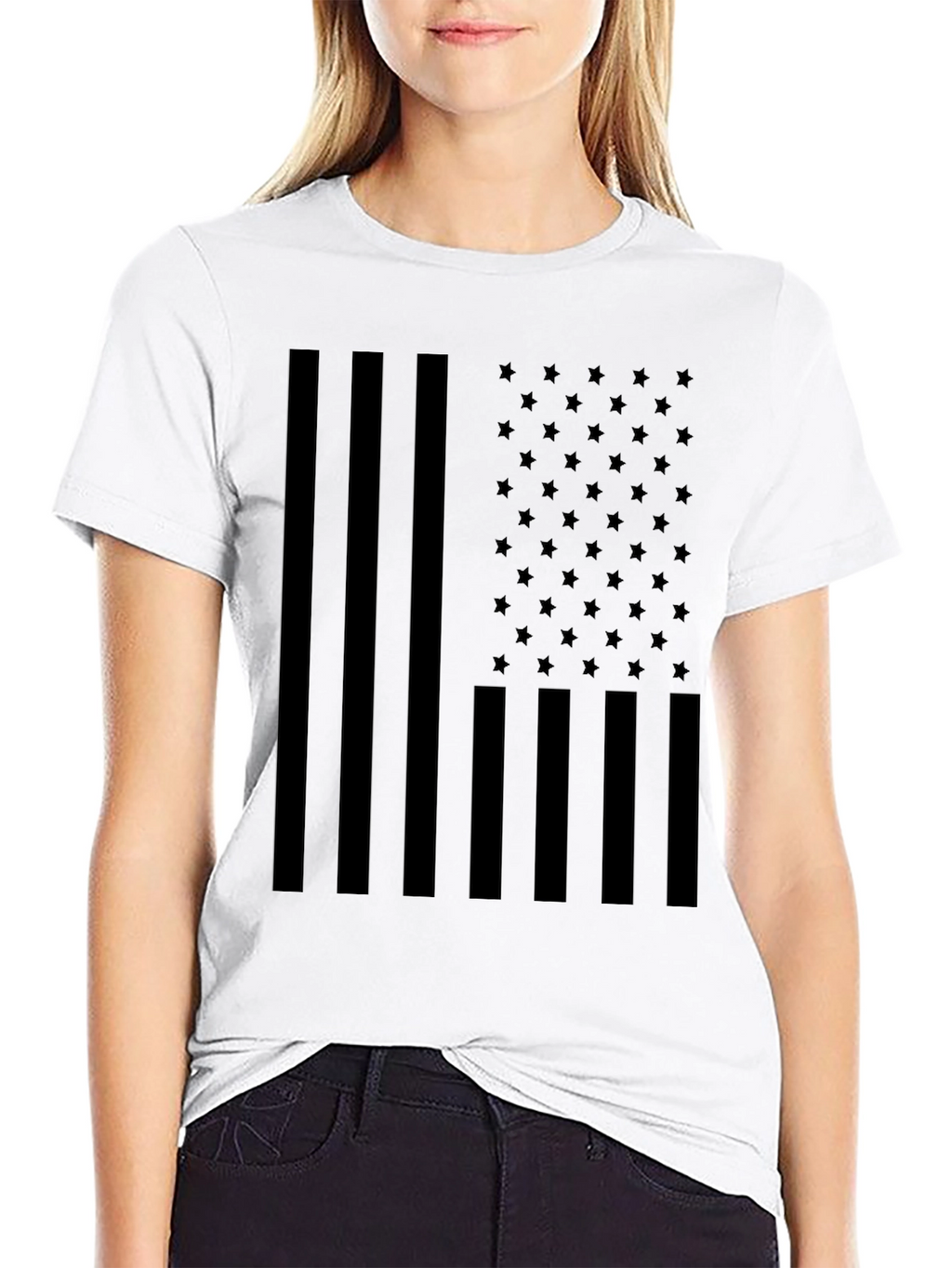 USA Flag Graphic Tee - Mens Patriotic T-Shirt