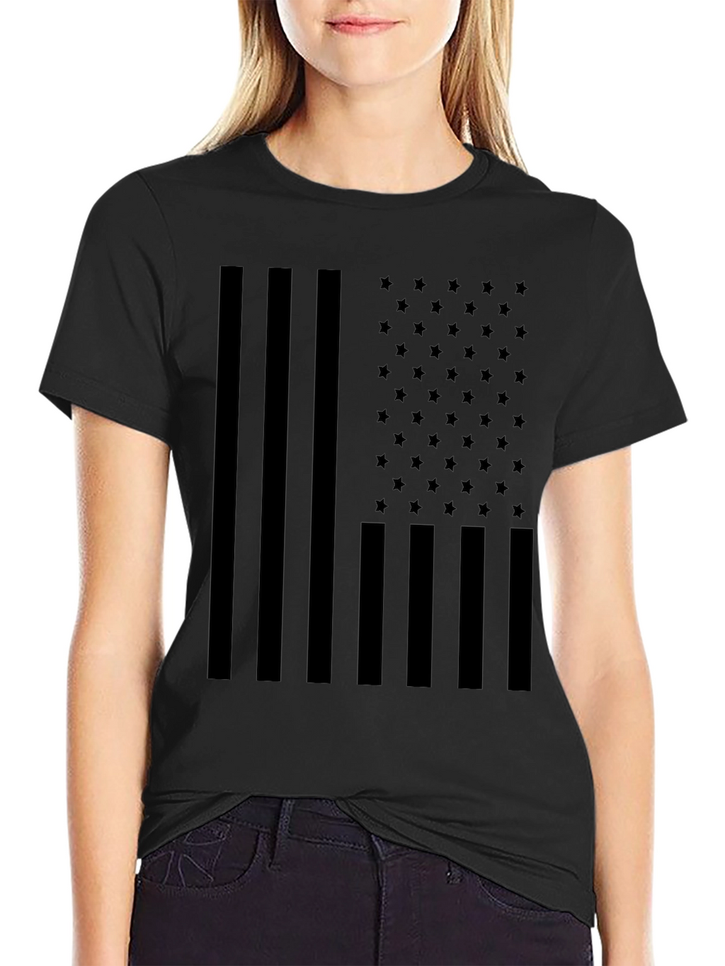 USA Flag Graphic Tee - Mens Patriotic T-Shirt