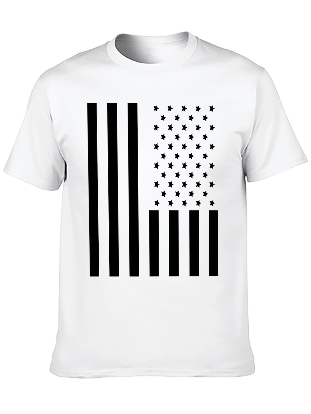 USA Flag Graphic Tee - Mens Patriotic T-Shirt