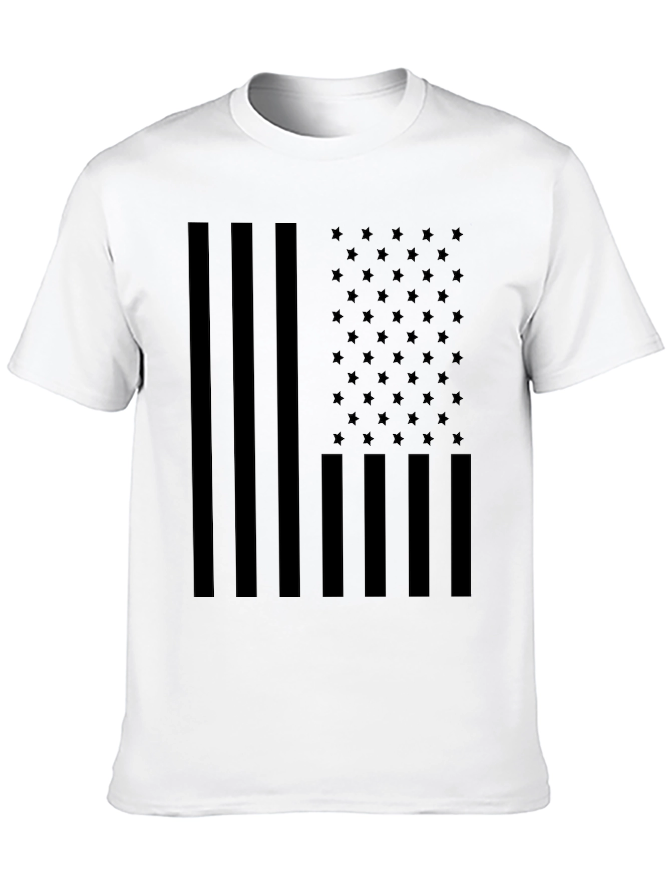 USA Flag Graphic Tee - Mens Patriotic T-Shirt
