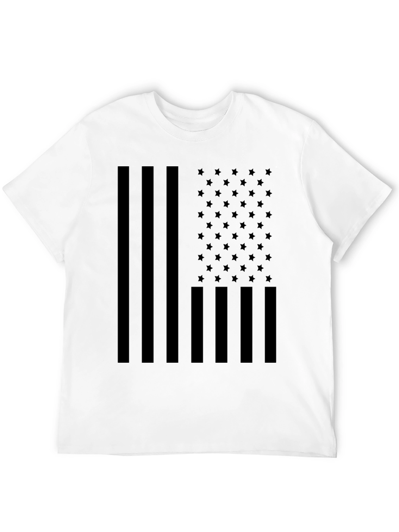 USA Flag Graphic Tee - Mens Patriotic T-Shirt