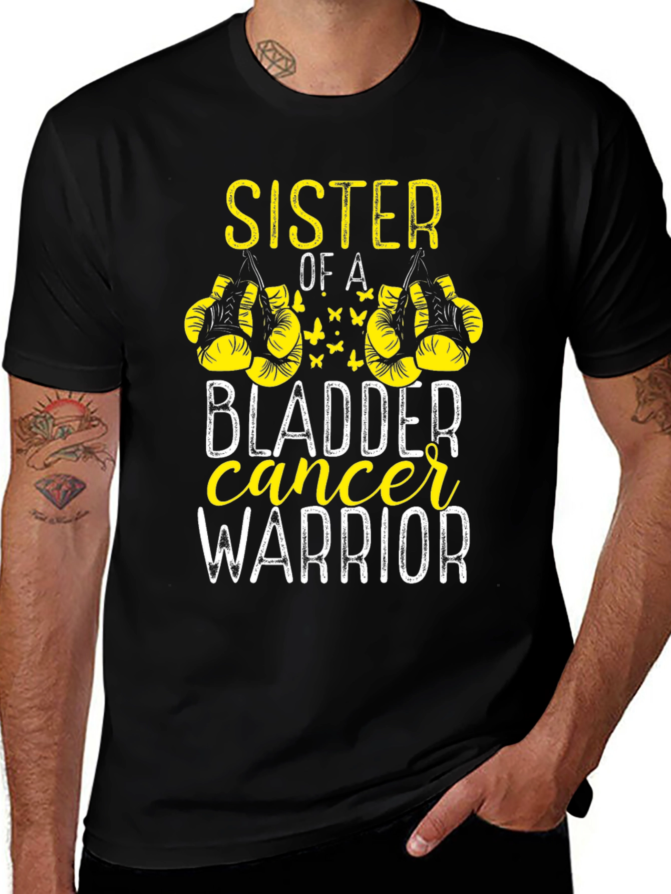 Sister of a Bladder Cancer Warrior T-Shirt