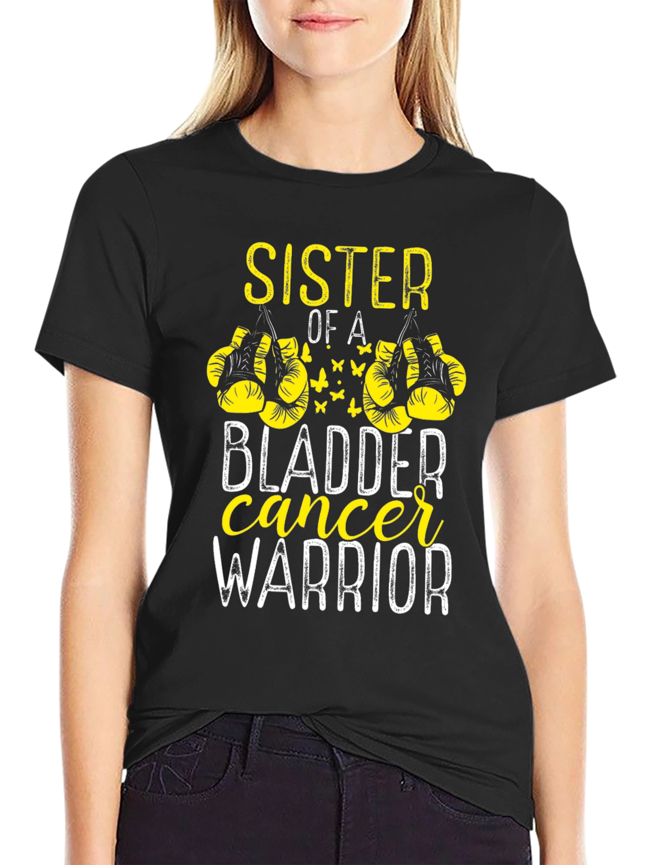 Sister of a Bladder Cancer Warrior T-Shirt
