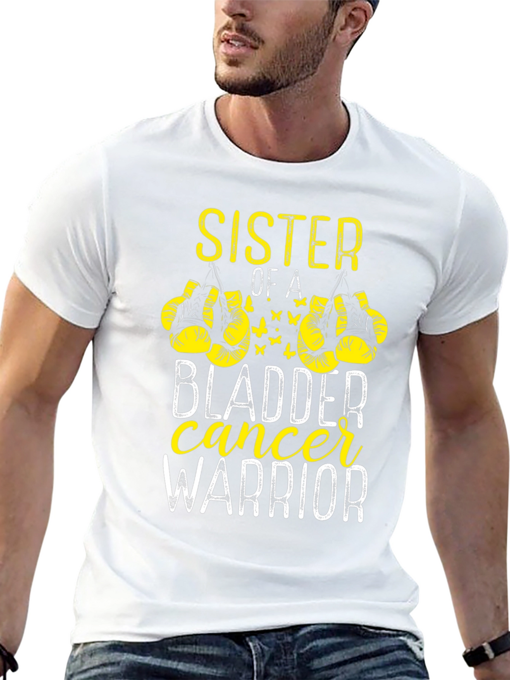 Sister of a Bladder Cancer Warrior T-Shirt