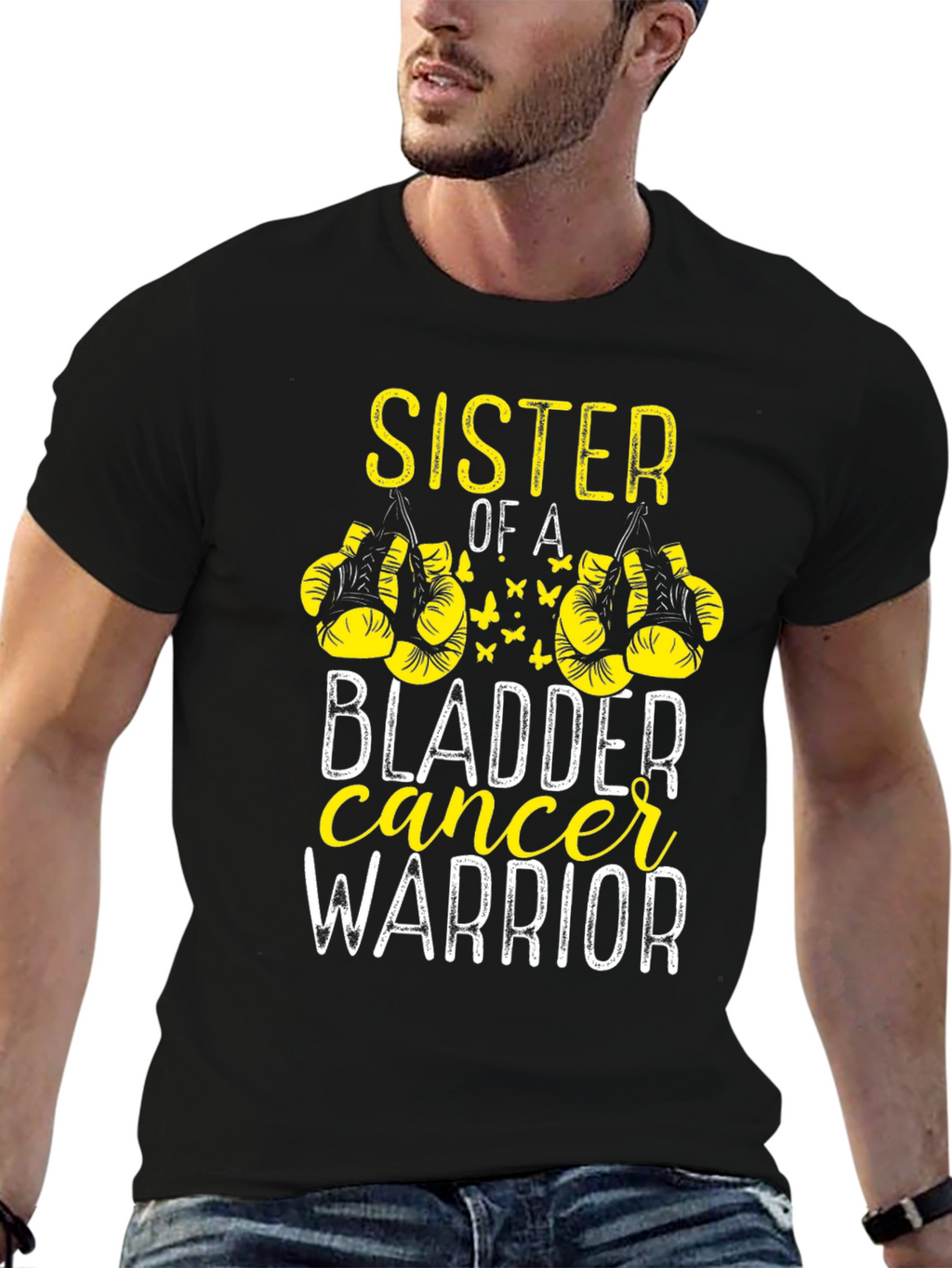 Sister of a Bladder Cancer Warrior T-Shirt