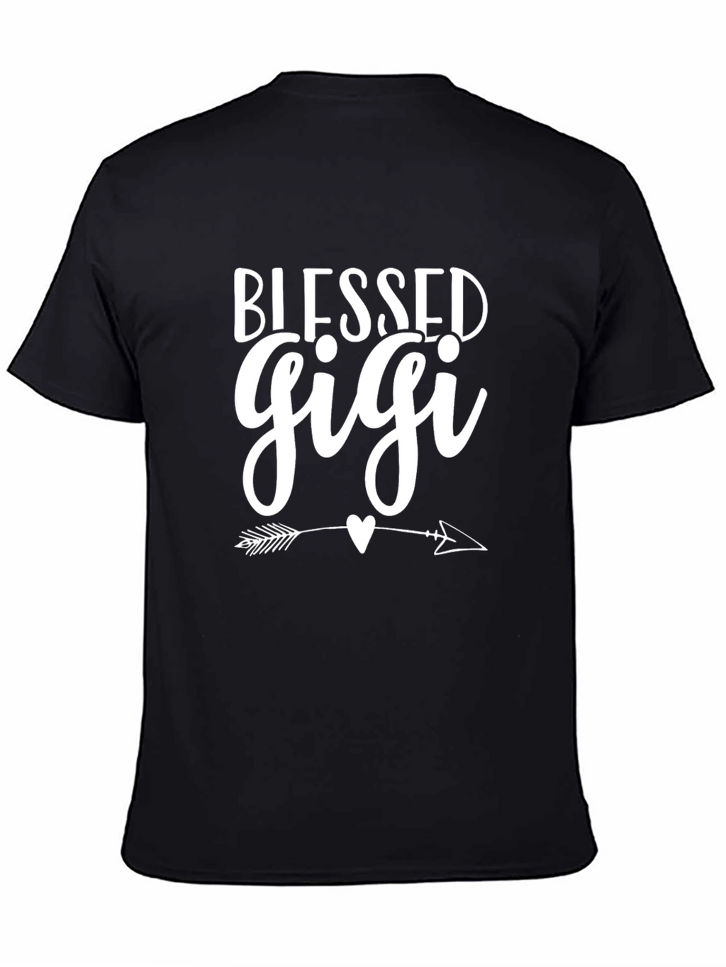 Blessed Gigi T-Shirt - Cute Arrow Heart Design
