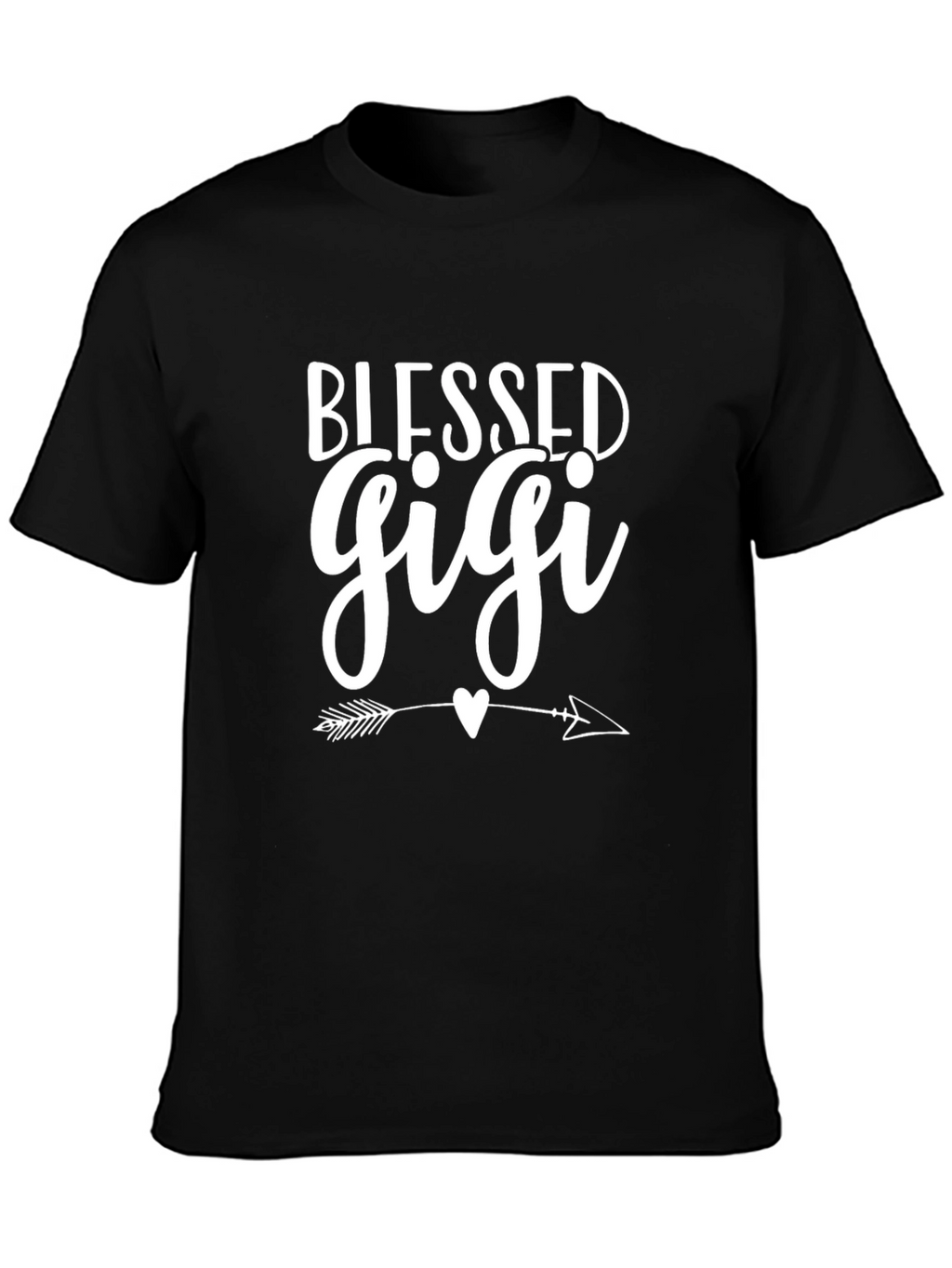 Blessed Gigi T-Shirt - Cute Arrow Heart Design
