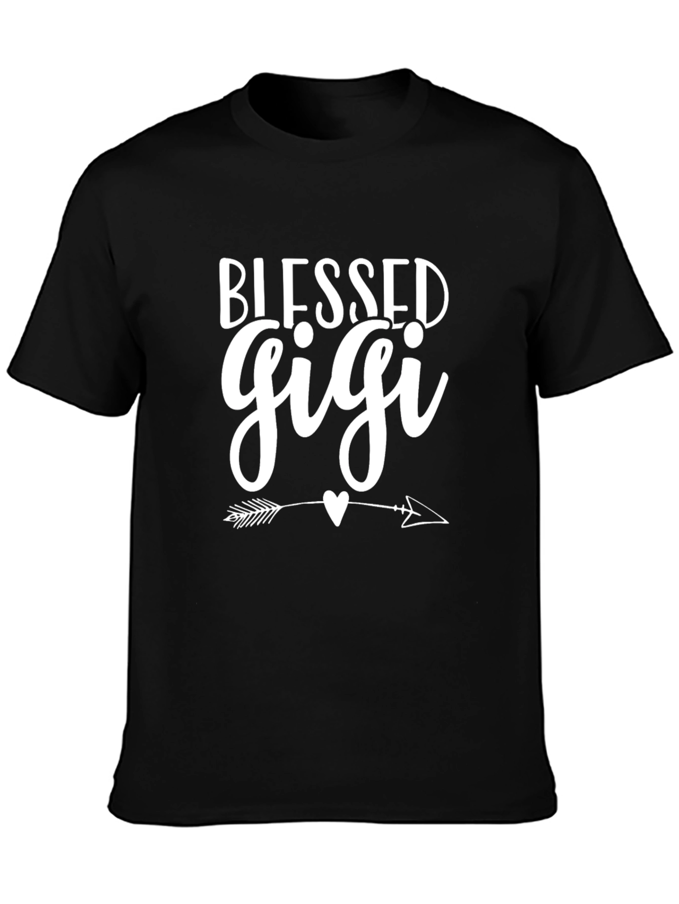 Blessed Gigi T-Shirt - Cute Arrow Heart Design
