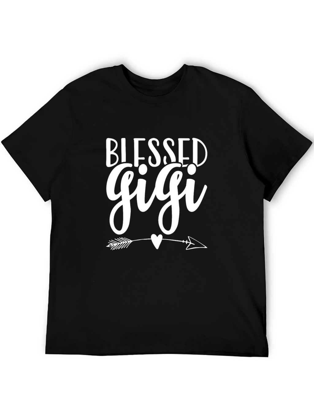 Blessed Gigi T-Shirt - Cute Arrow Heart Design