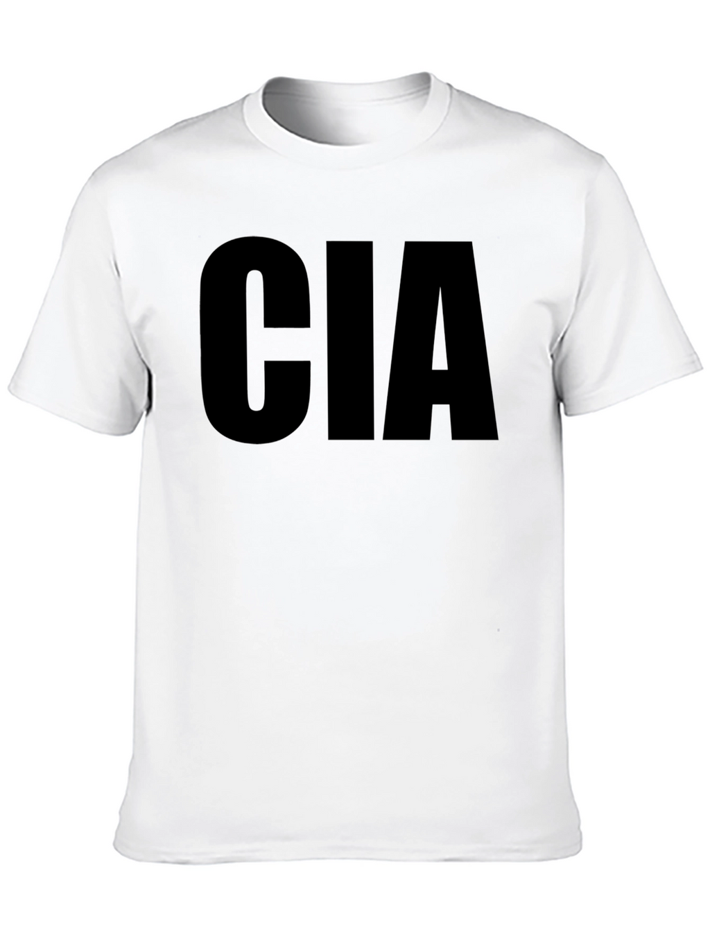 CIA Graphic T-Shirt - Bold Black Tee