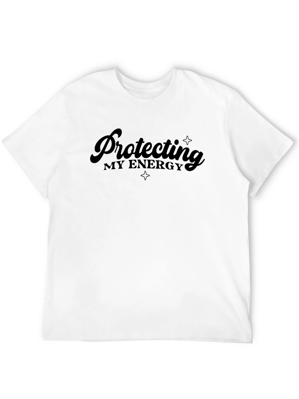 Protecting My Energy Black Graphic Tee