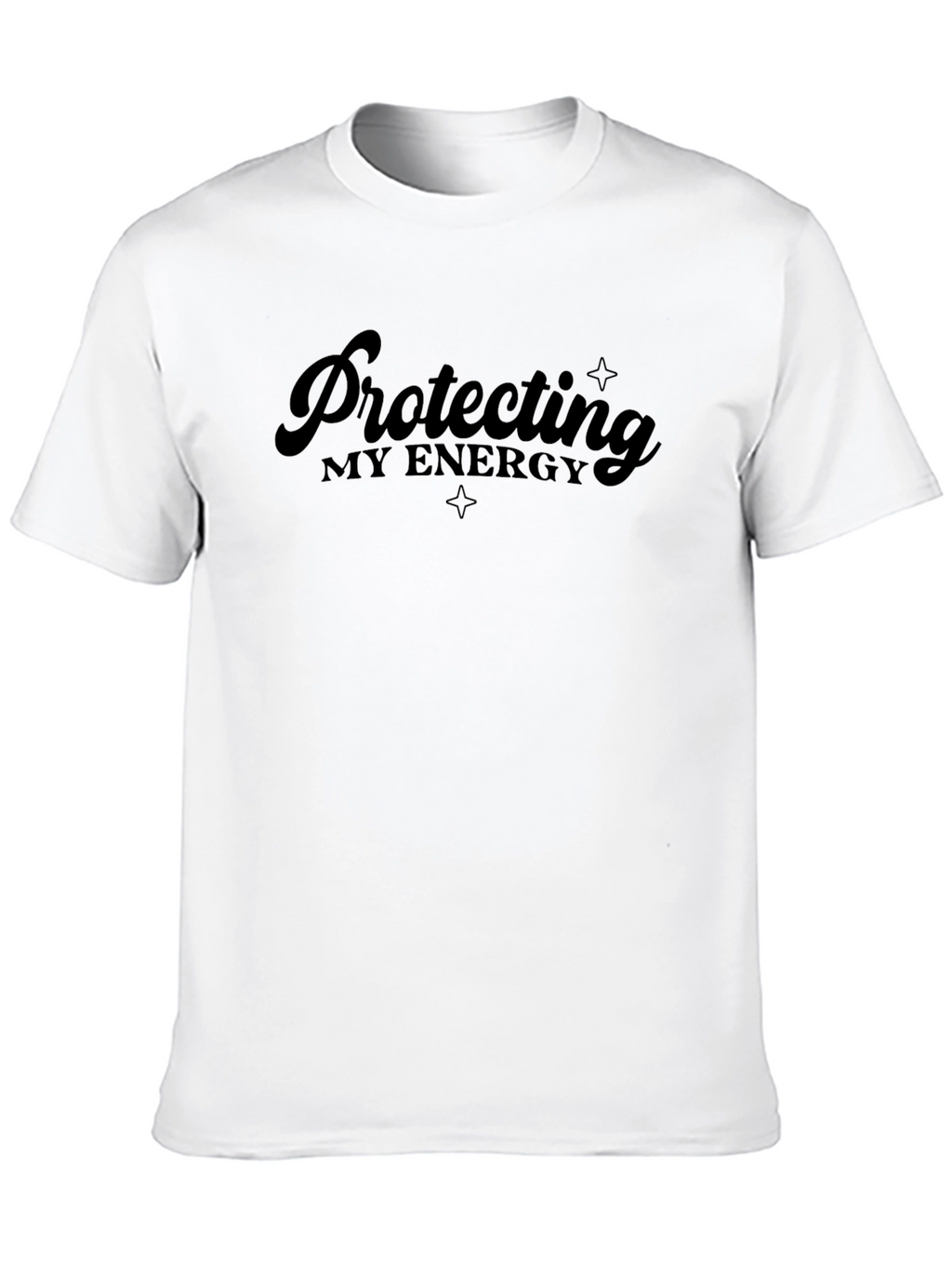 Protecting My Energy Black Graphic Tee