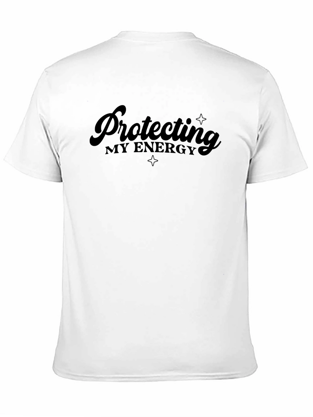 Protecting My Energy Black Graphic Tee