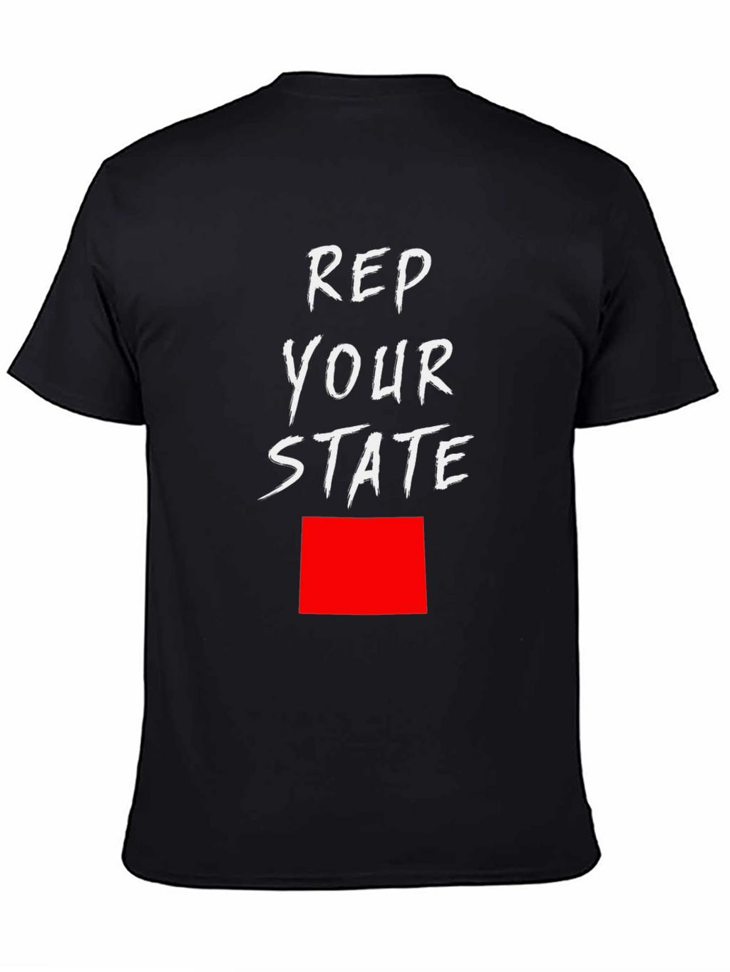 Rep Your State Graphic Tee - Black