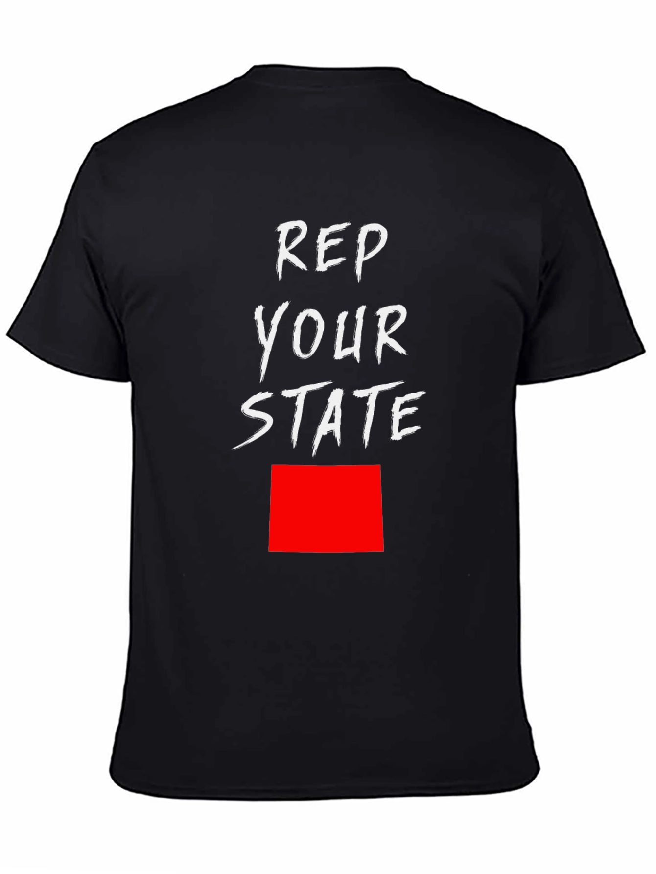 Rep Your State Graphic Tee - Black