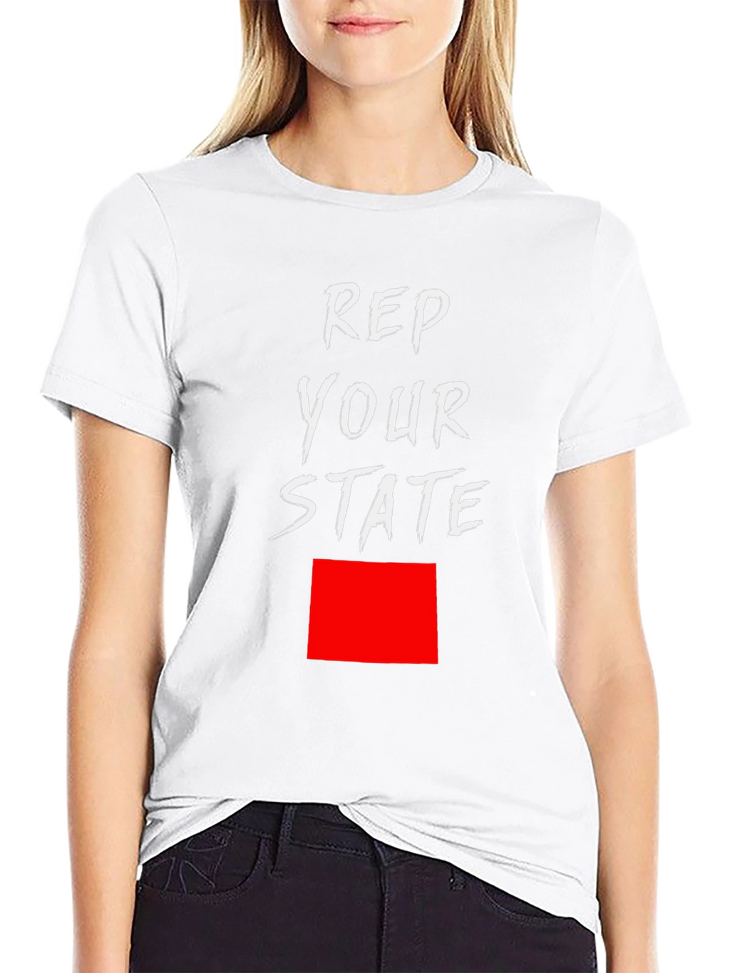 Rep Your State Graphic Tee - Black