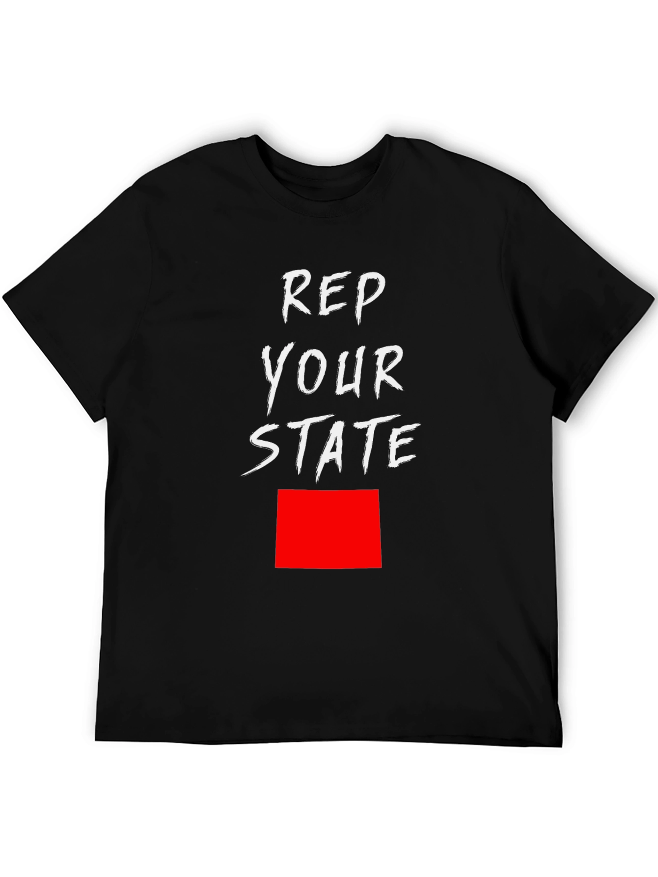 Rep Your State Graphic Tee - Black