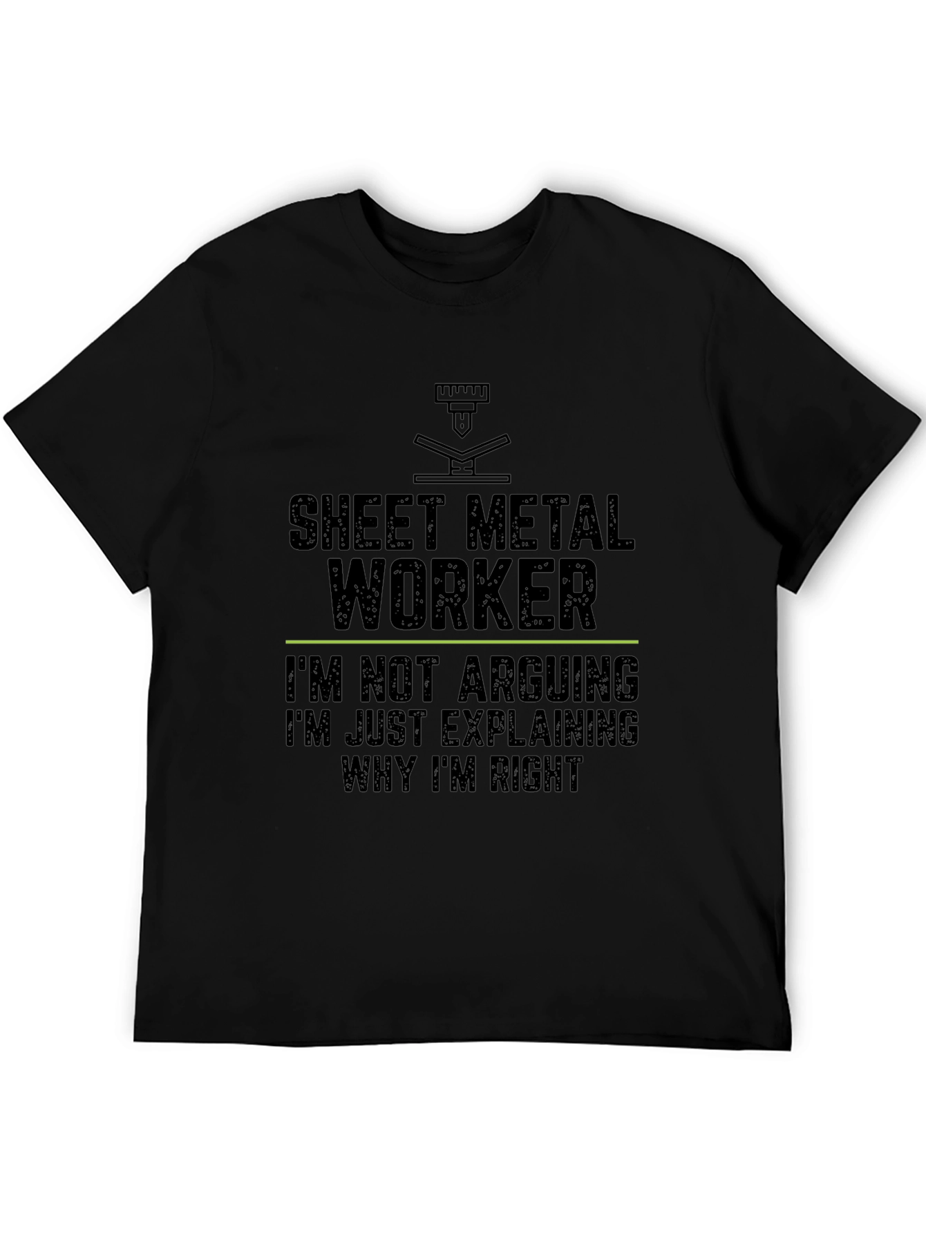Sheet Metal Worker Funny Slogan T-Shirt
