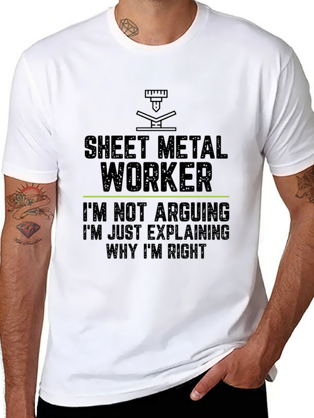 Sheet Metal Worker Funny Slogan T-Shirt