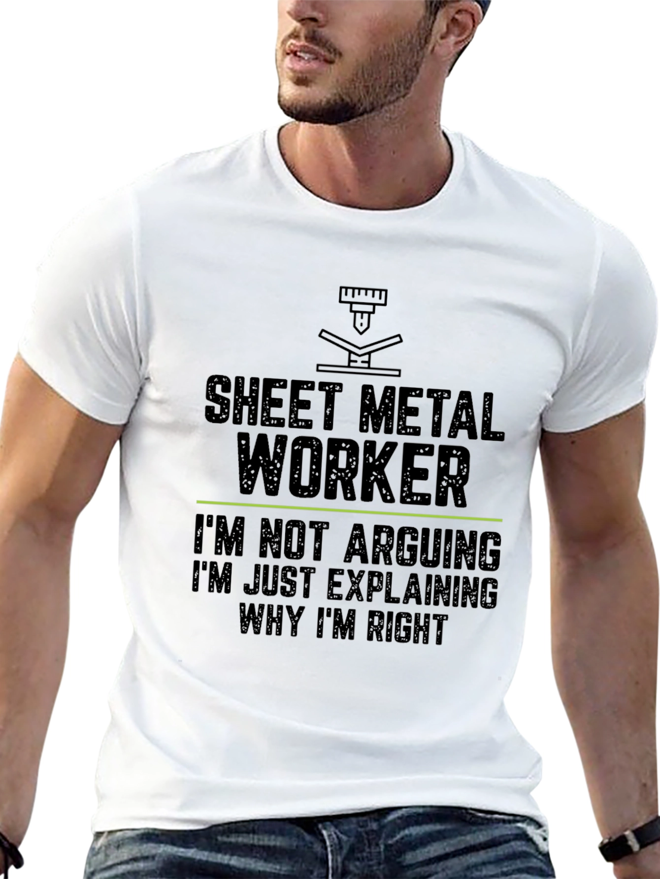 Sheet Metal Worker Funny Slogan T-Shirt