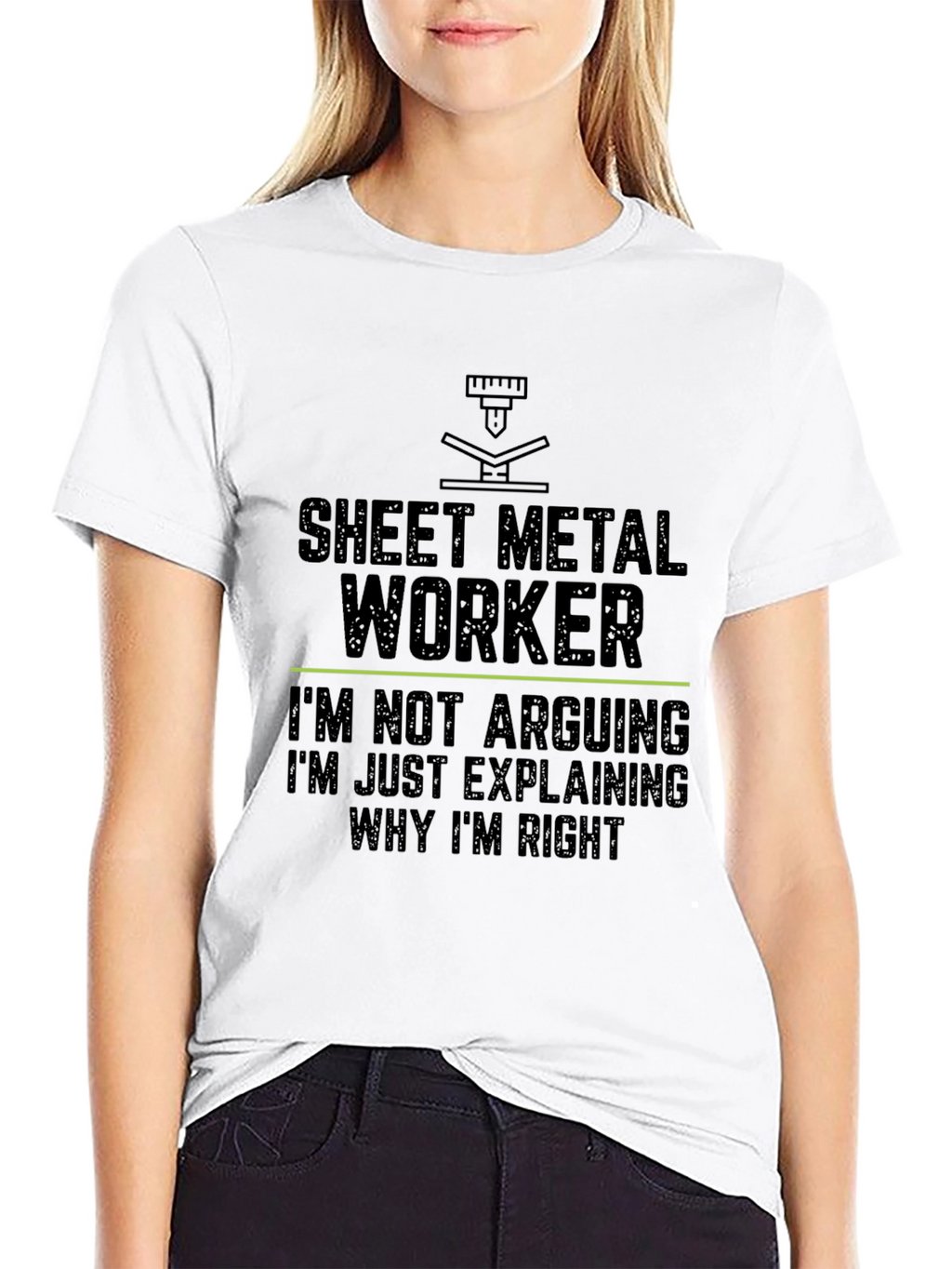 Sheet Metal Worker Funny Slogan T-Shirt