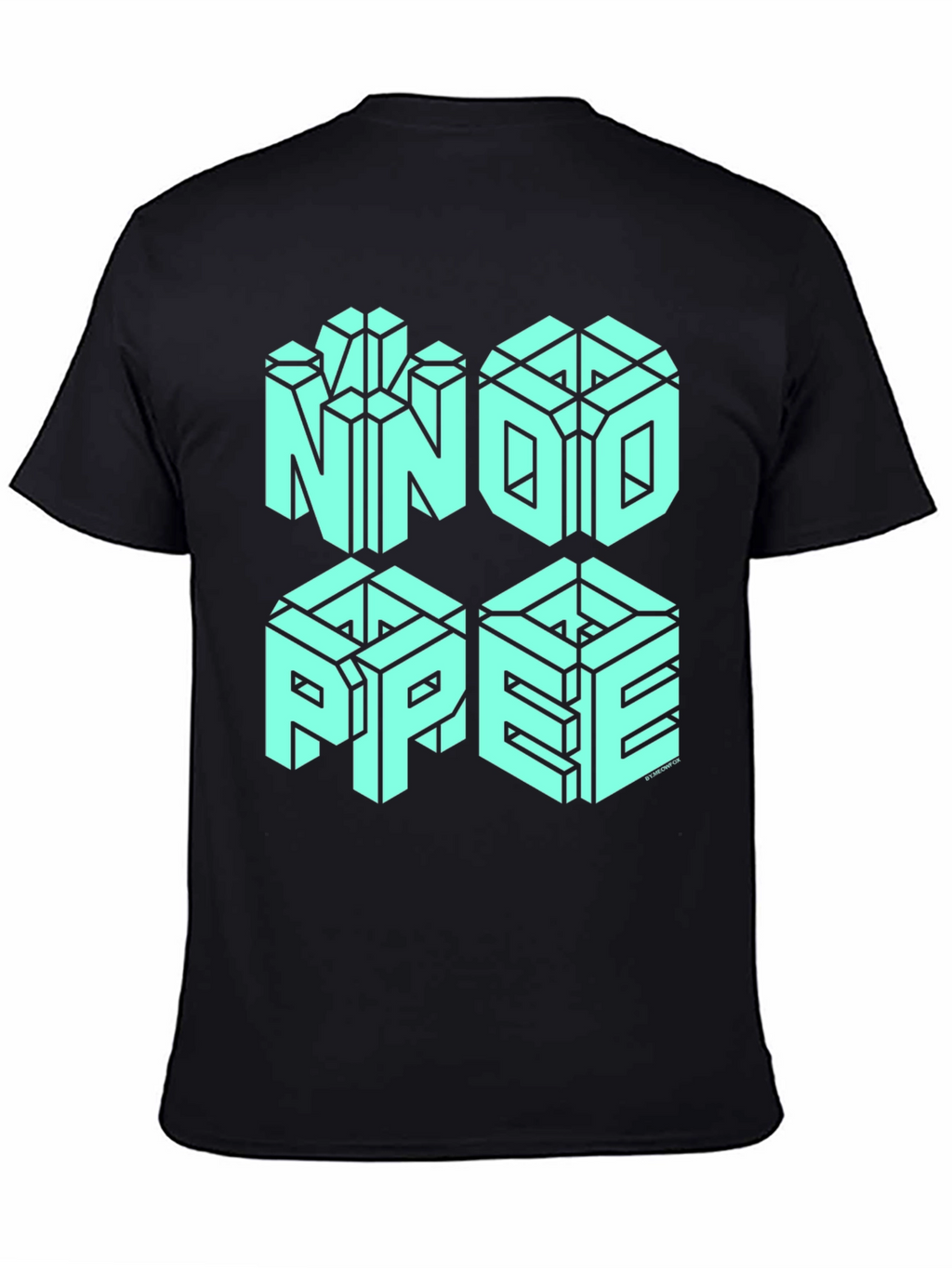 NNOI PPEE Optical Illusion Graphic Tee