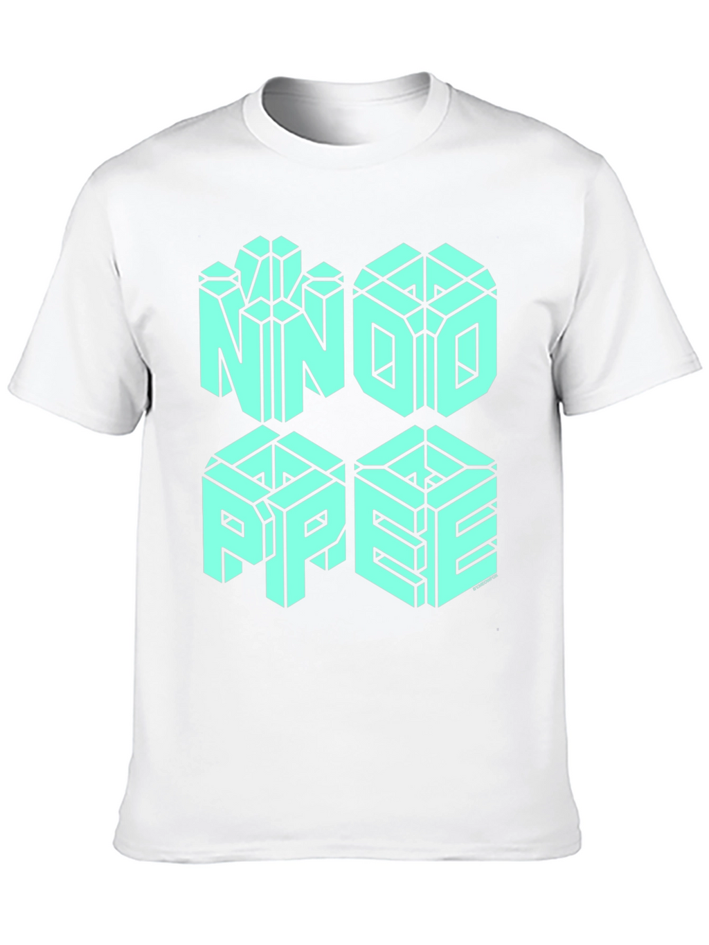 NNOI PPEE Optical Illusion Graphic Tee