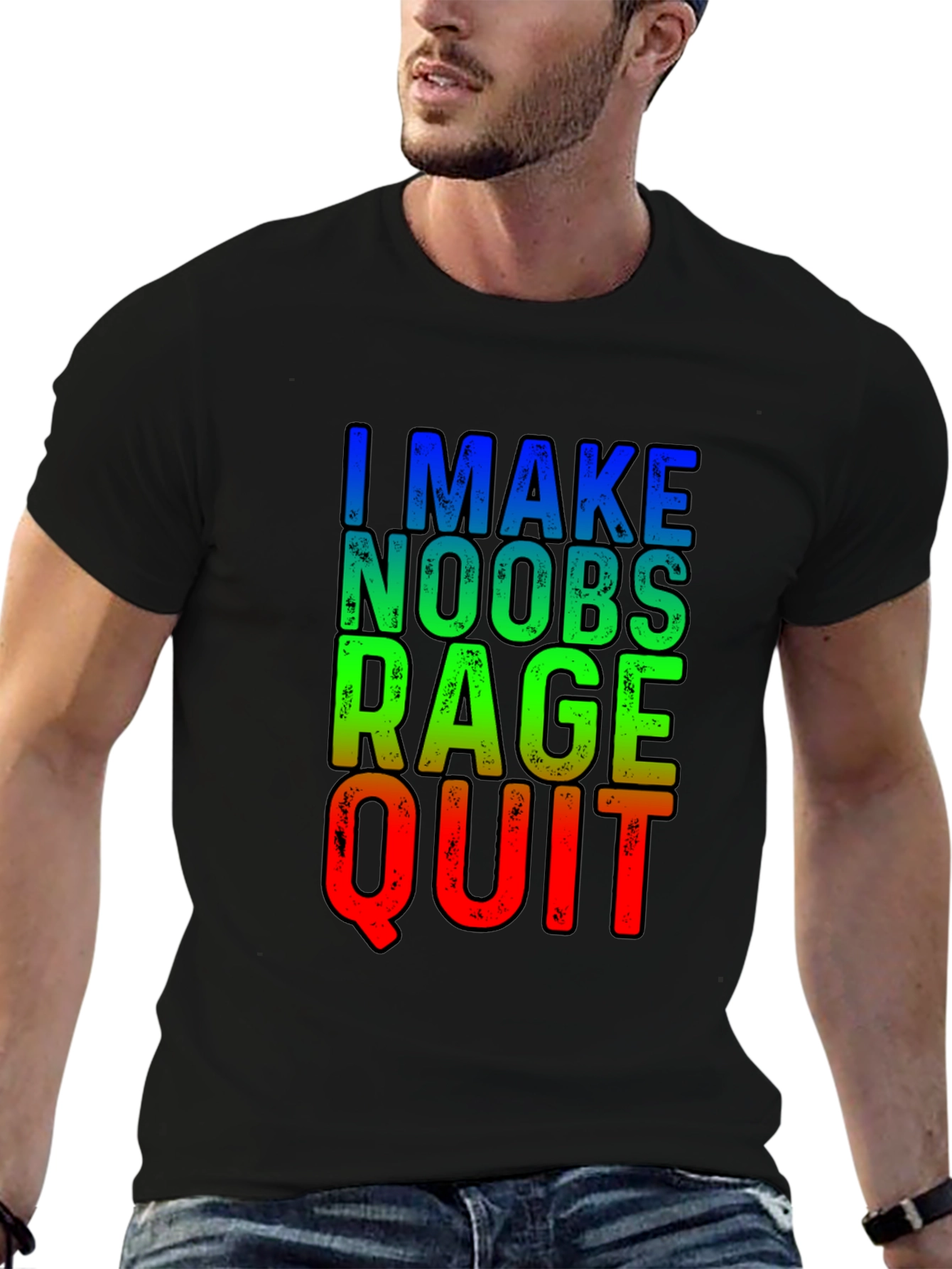 Gamer T-Shirt - I Make Noobs Rage Quit