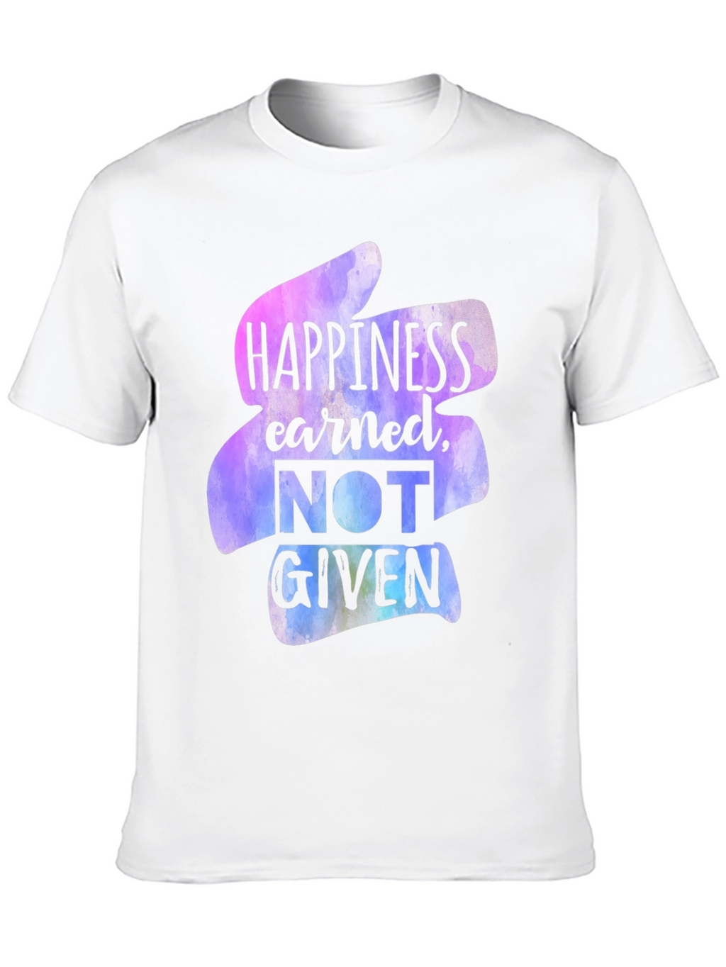 Happiness Earned Graphic Tee - Black
