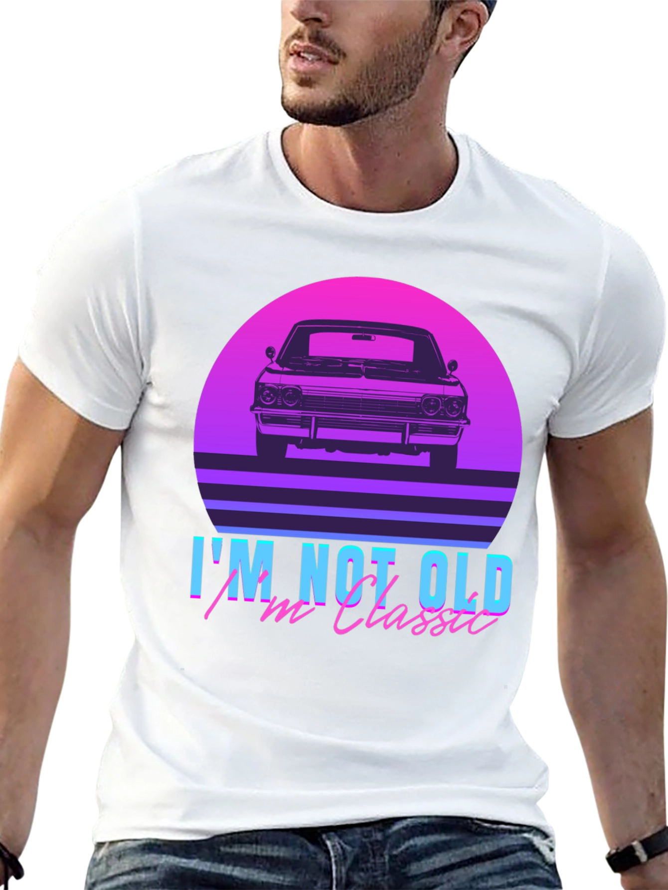 Classic Car Retro T-Shirt - Im Not Old Im Classic