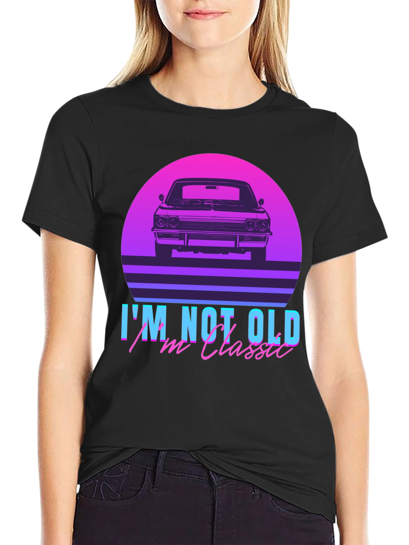 Classic Car Retro T-Shirt - Im Not Old Im Classic