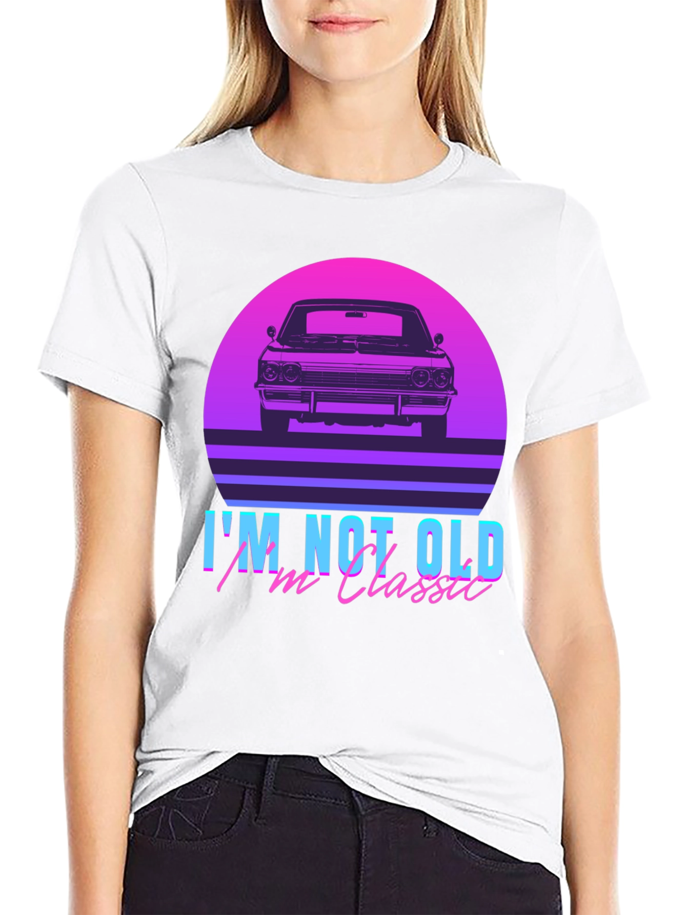 Classic Car Retro T-Shirt - Im Not Old Im Classic
