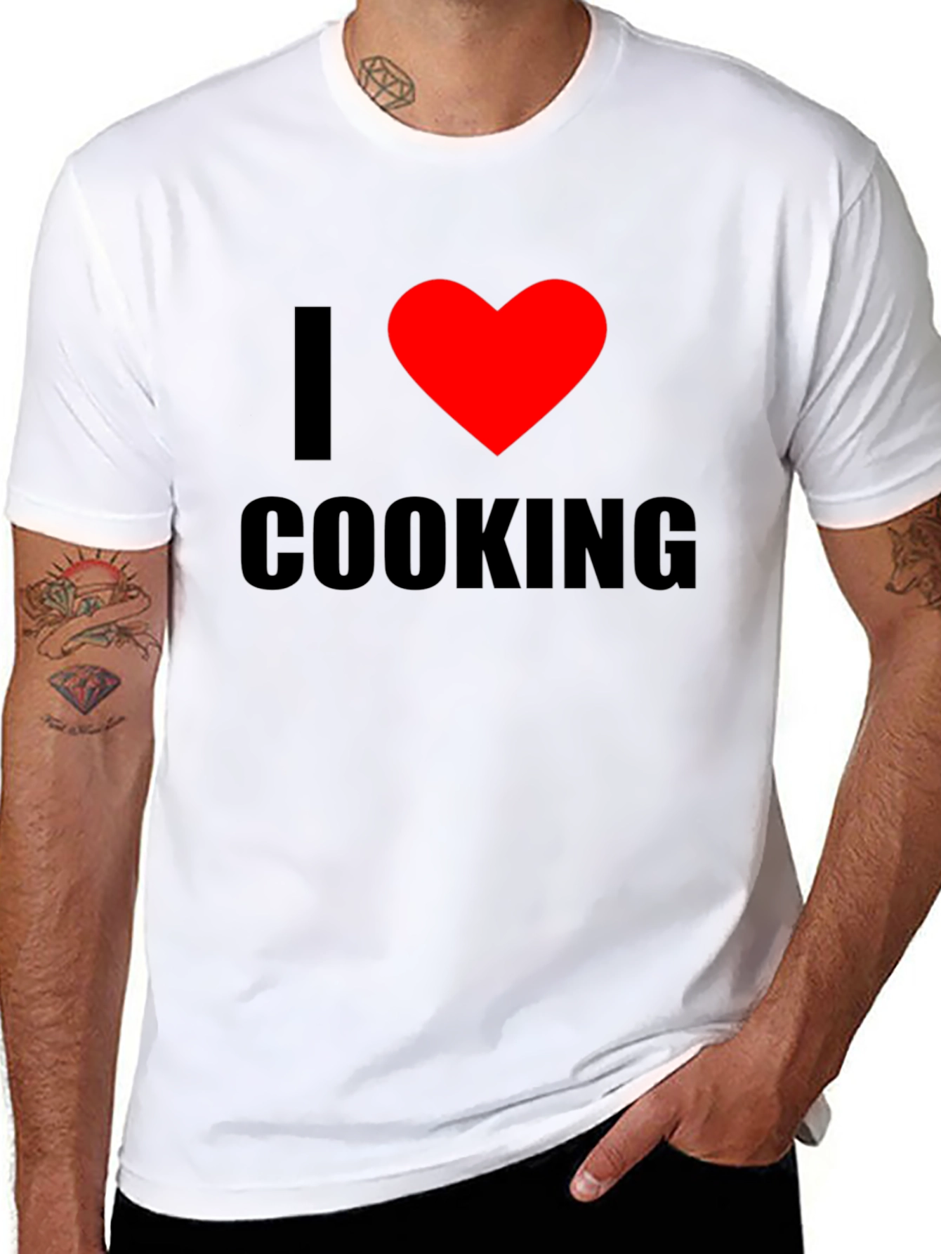I Love Cooking T-Shirt - Stylish & Comfortable