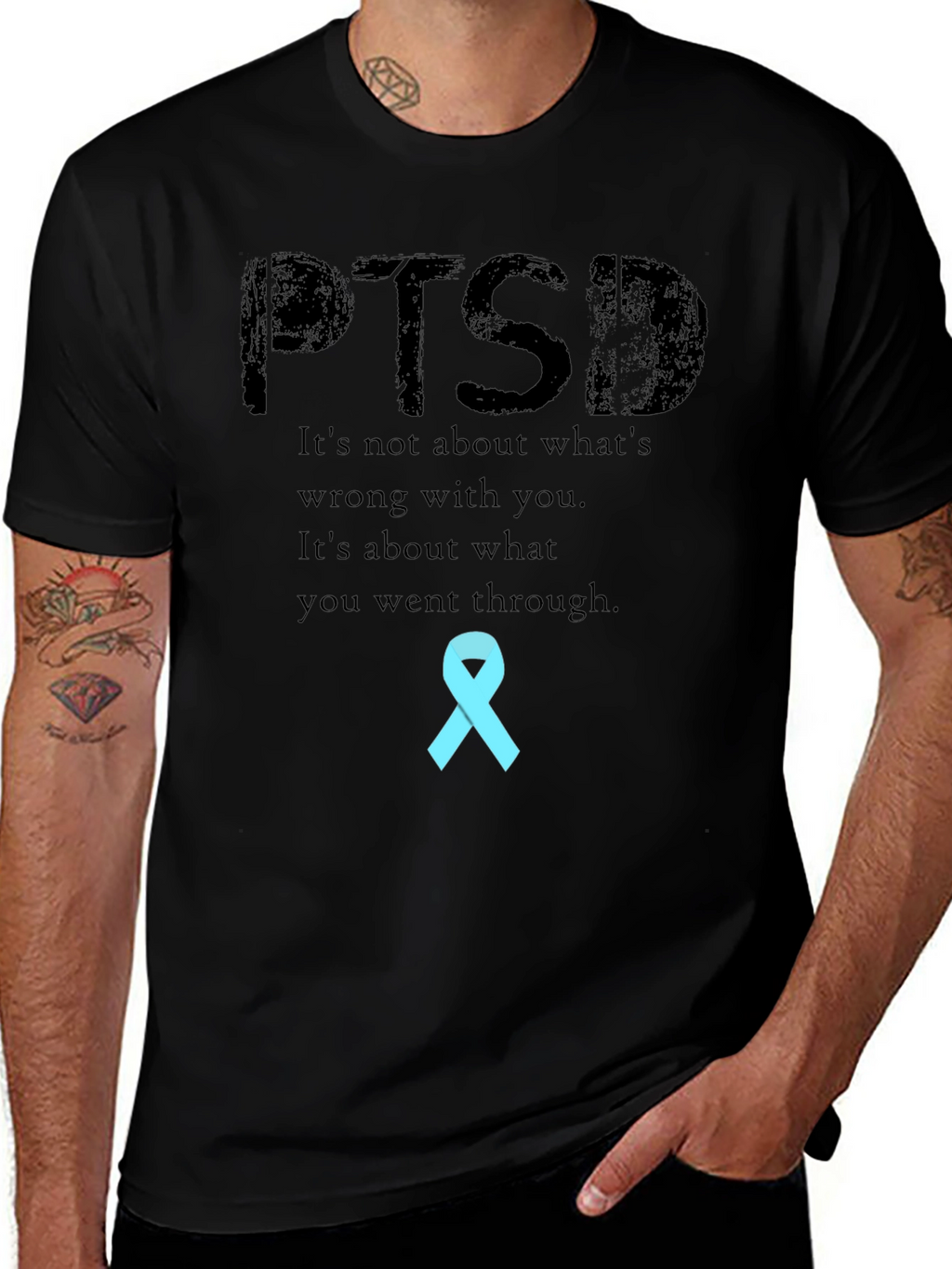 PTSD Awareness T-Shirt: Strength Through Experience