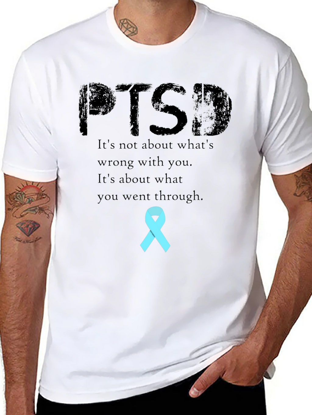 PTSD Awareness T-Shirt: Strength Through Experience