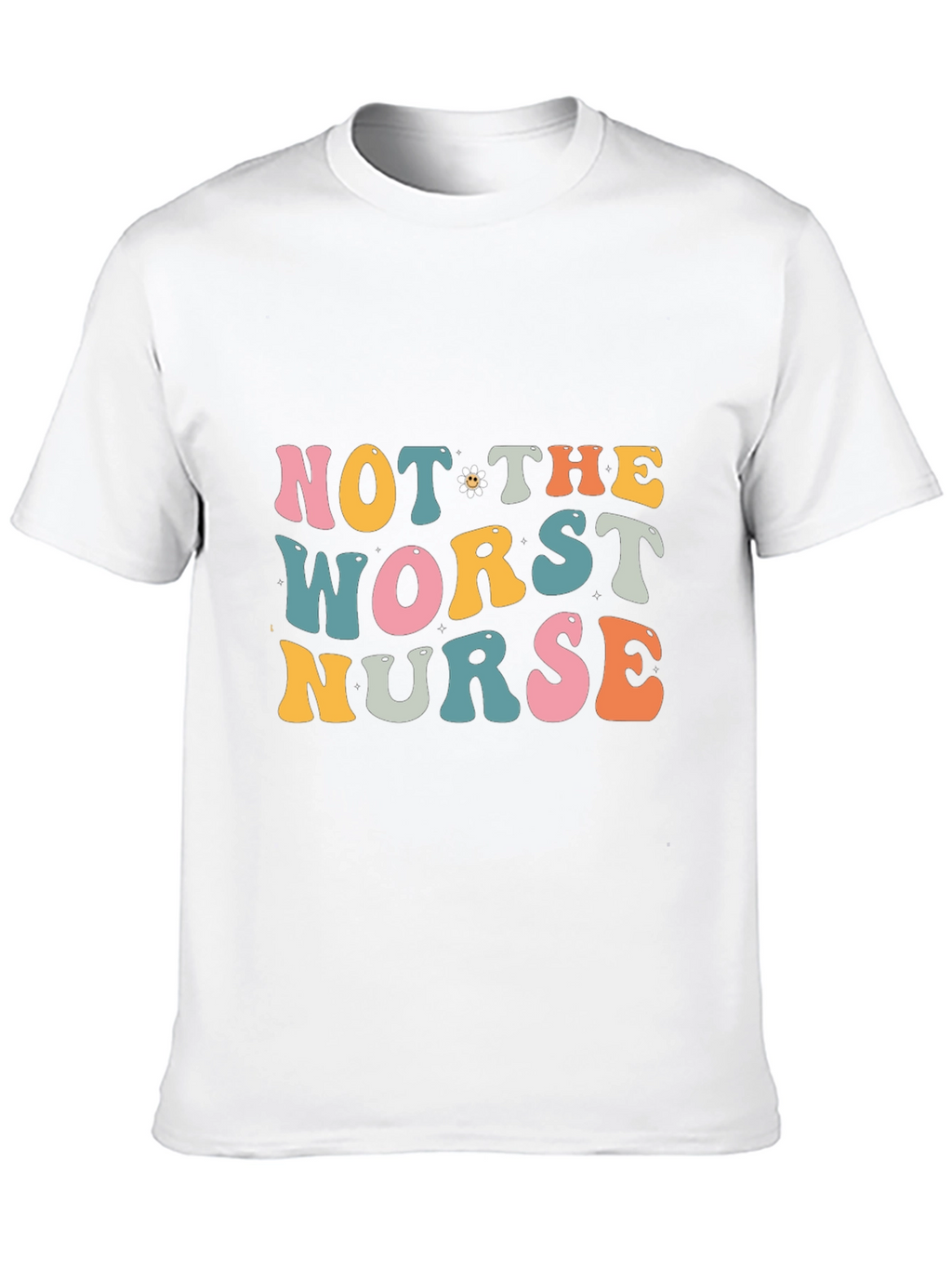 Not the Worst Nurse T-Shirt - Retro Style