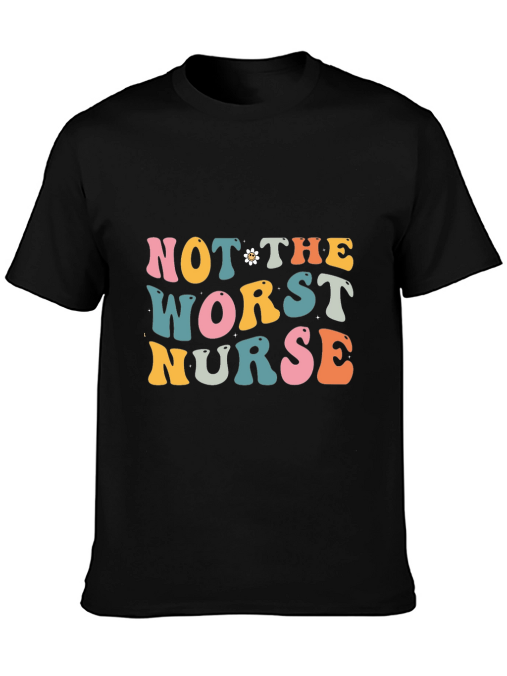 Not the Worst Nurse T-Shirt - Retro Style