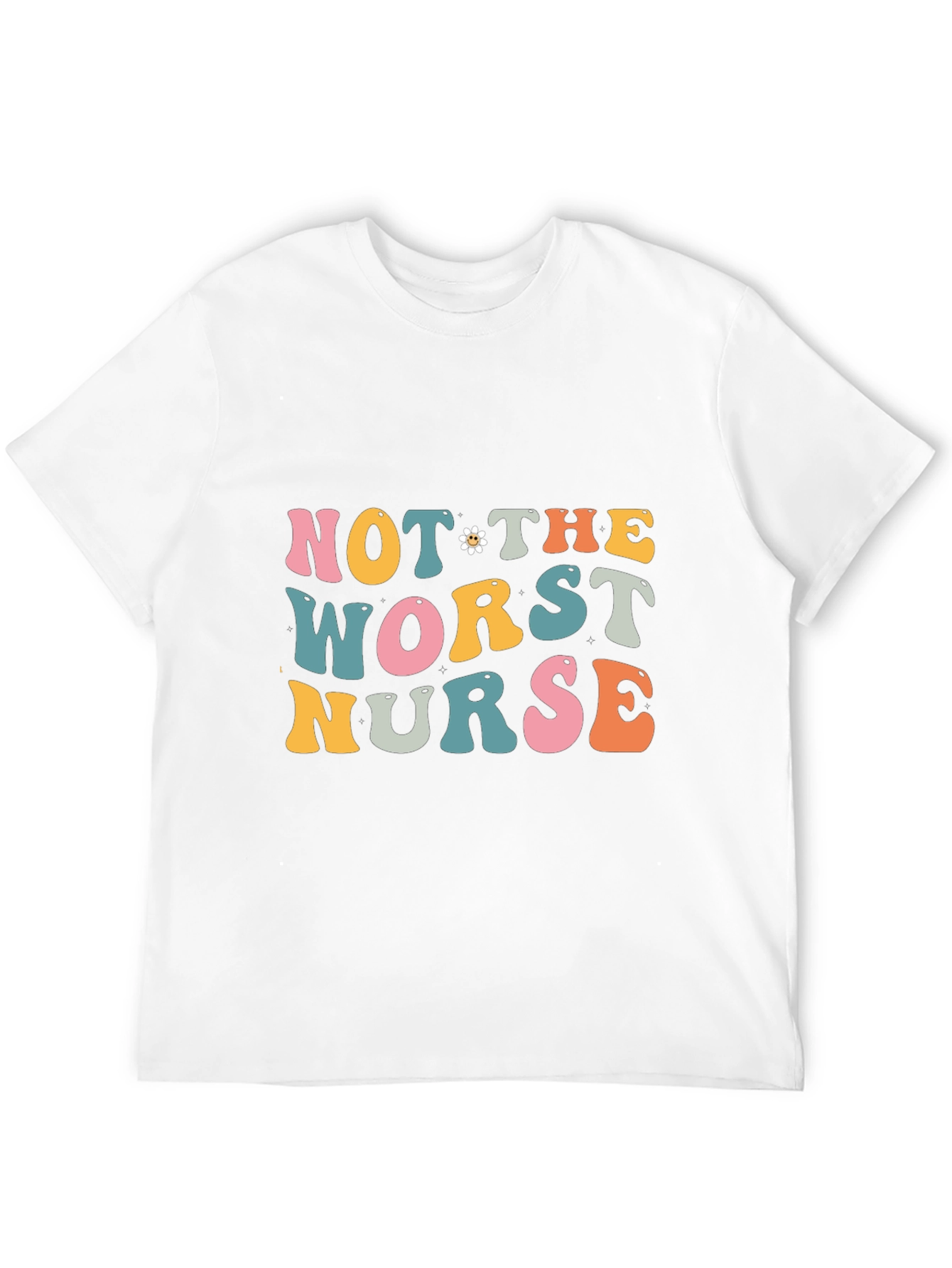 Not the Worst Nurse T-Shirt - Retro Style