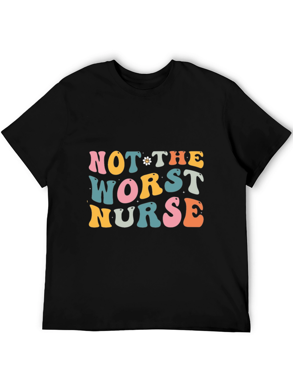 Not the Worst Nurse T-Shirt - Retro Style