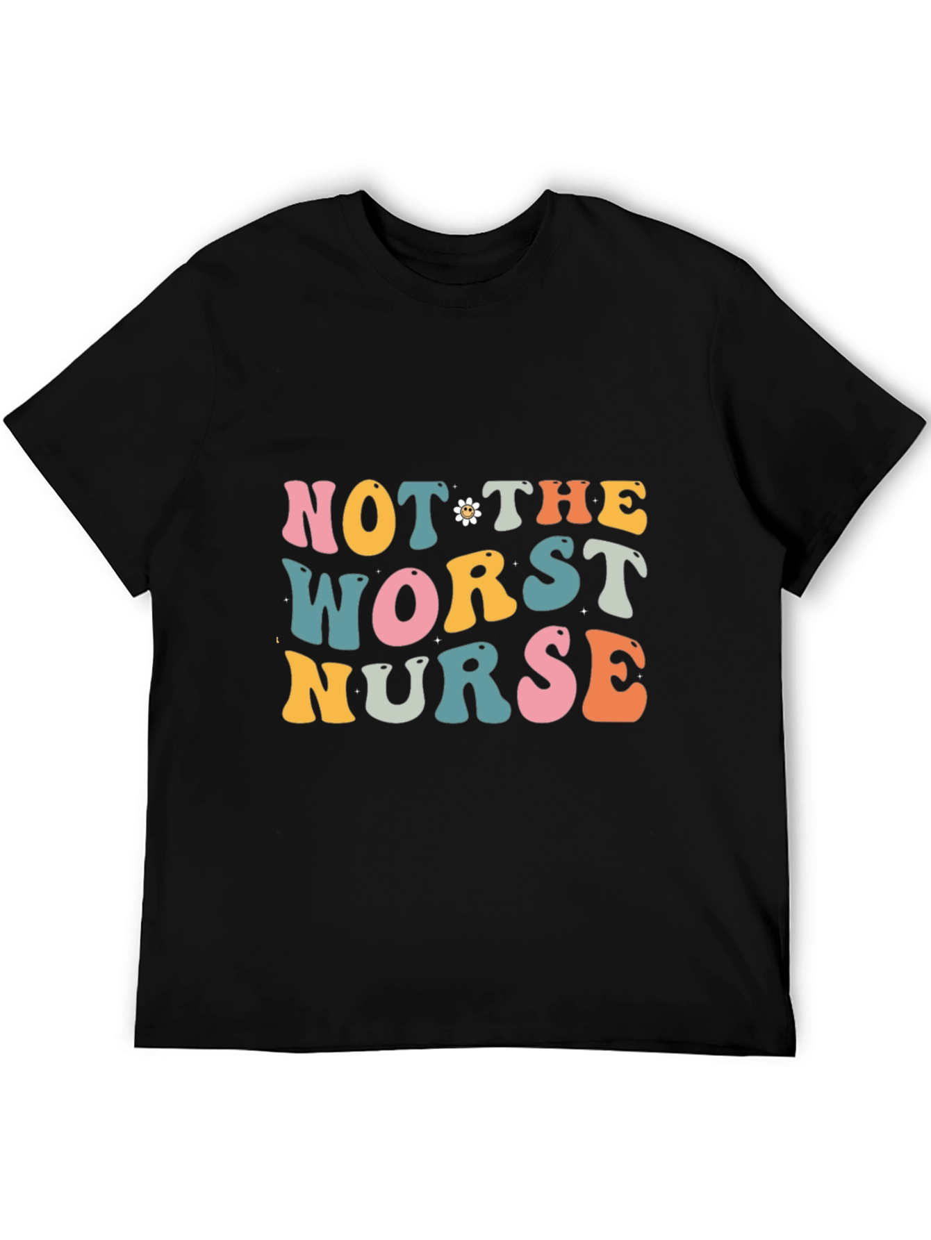 Not the Worst Nurse T-Shirt - Retro Style