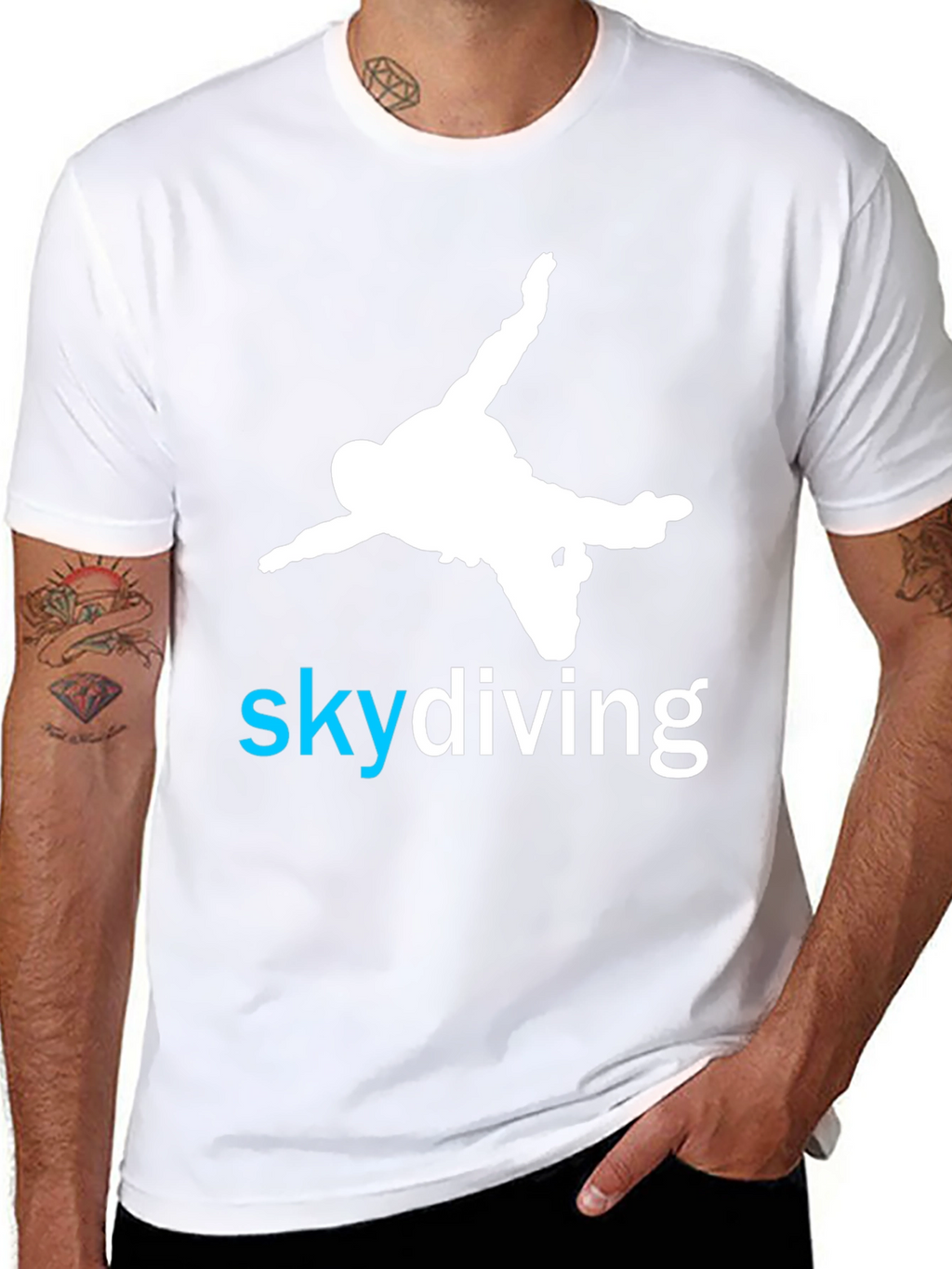 Skydiving T-Shirt - Black - Sport Adventure Tee
