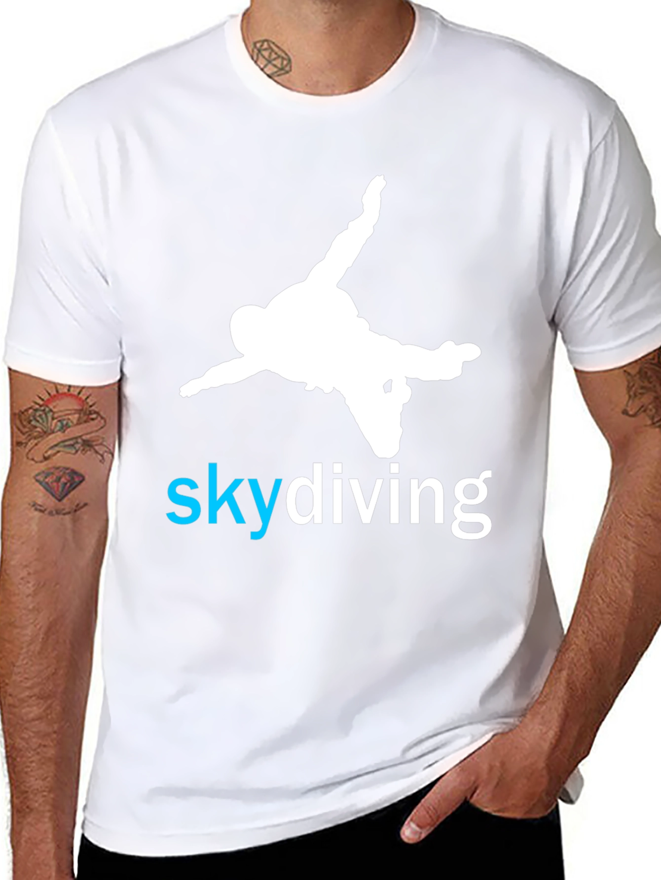 Skydiving T-Shirt - Black - Sport Adventure Tee