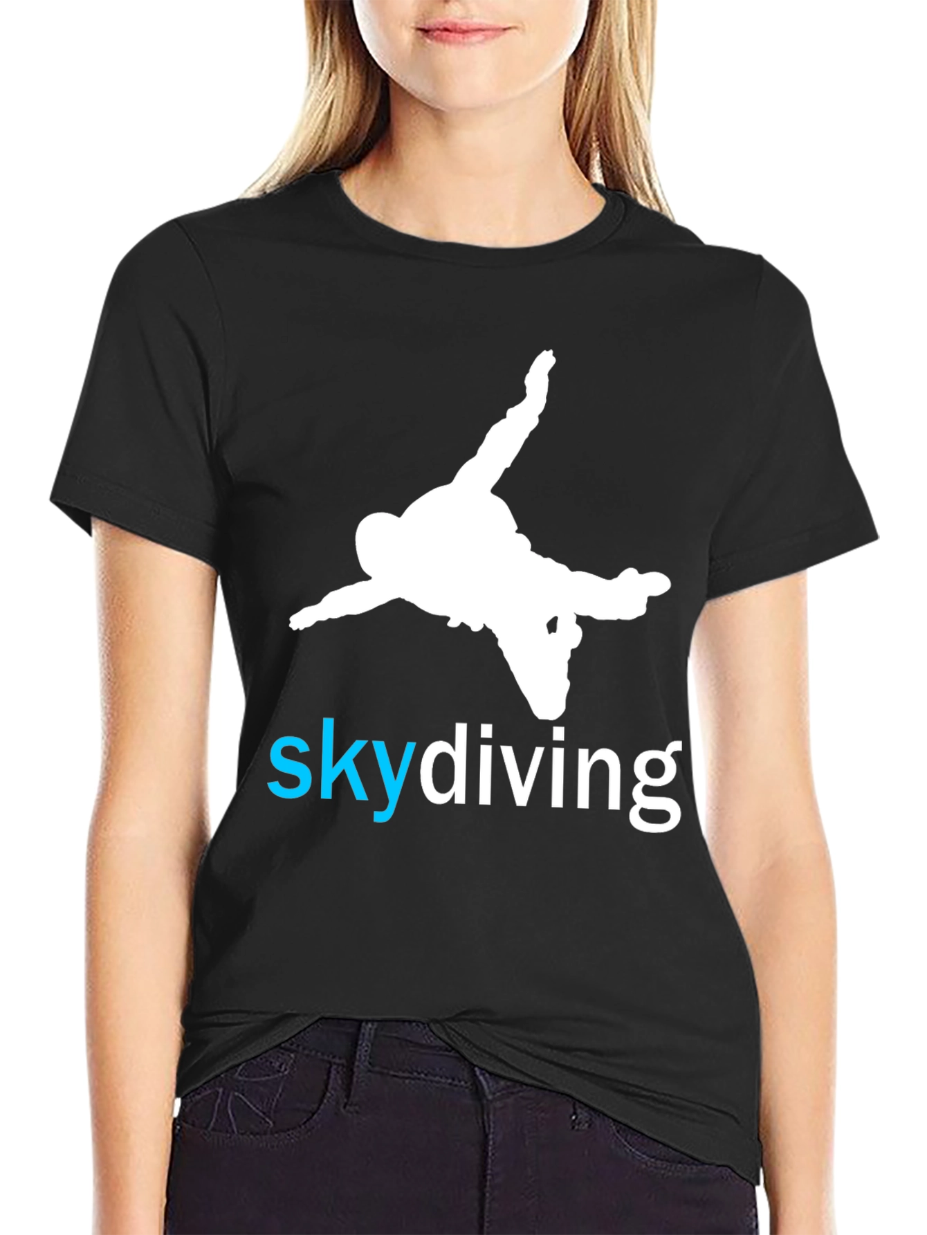 Skydiving T-Shirt - Black - Sport Adventure Tee